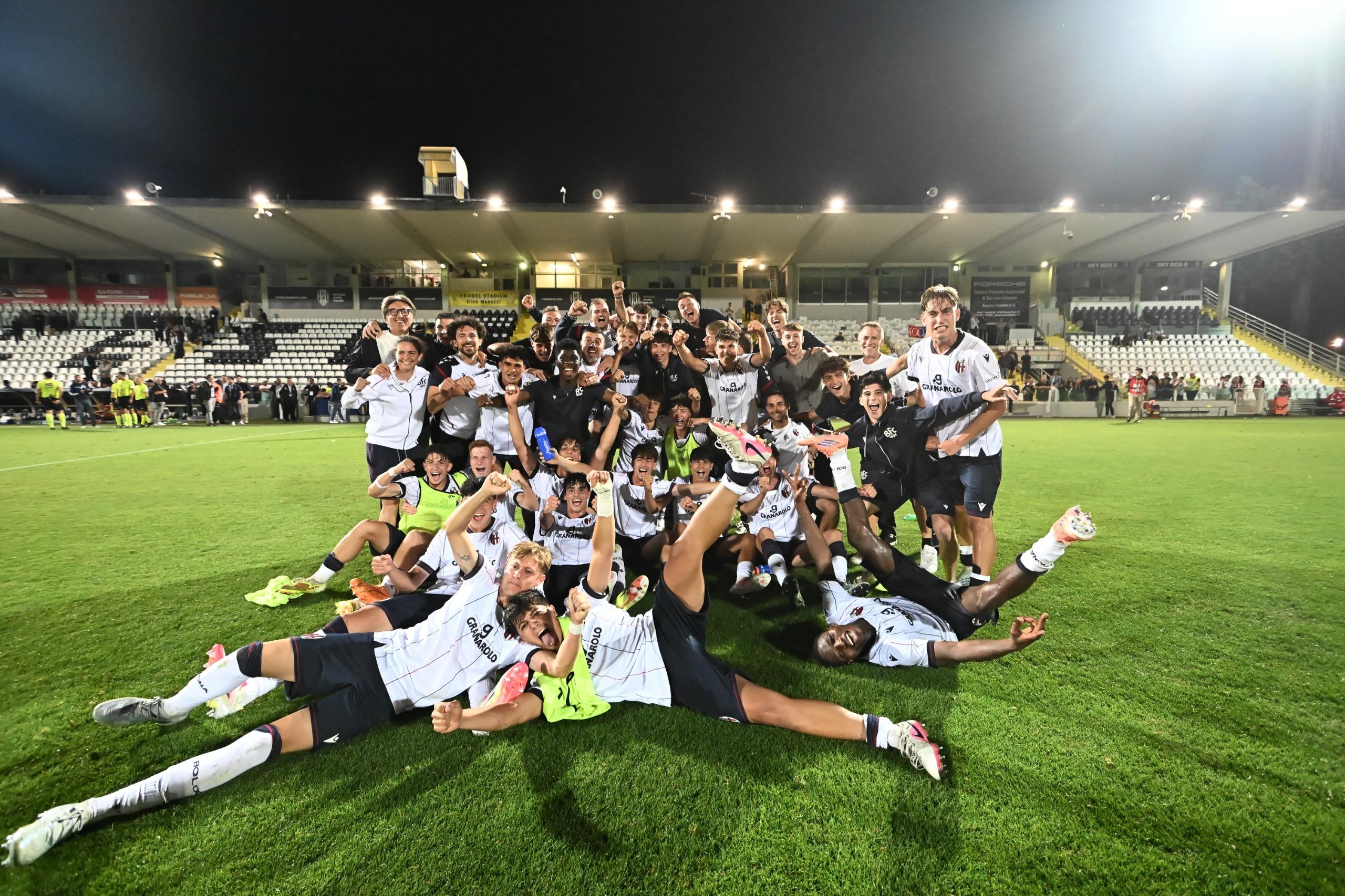 Under 18 Professionisti, il Bologna vola in finale: 2-0 alla Roma al ‘Dino Manuzzi’