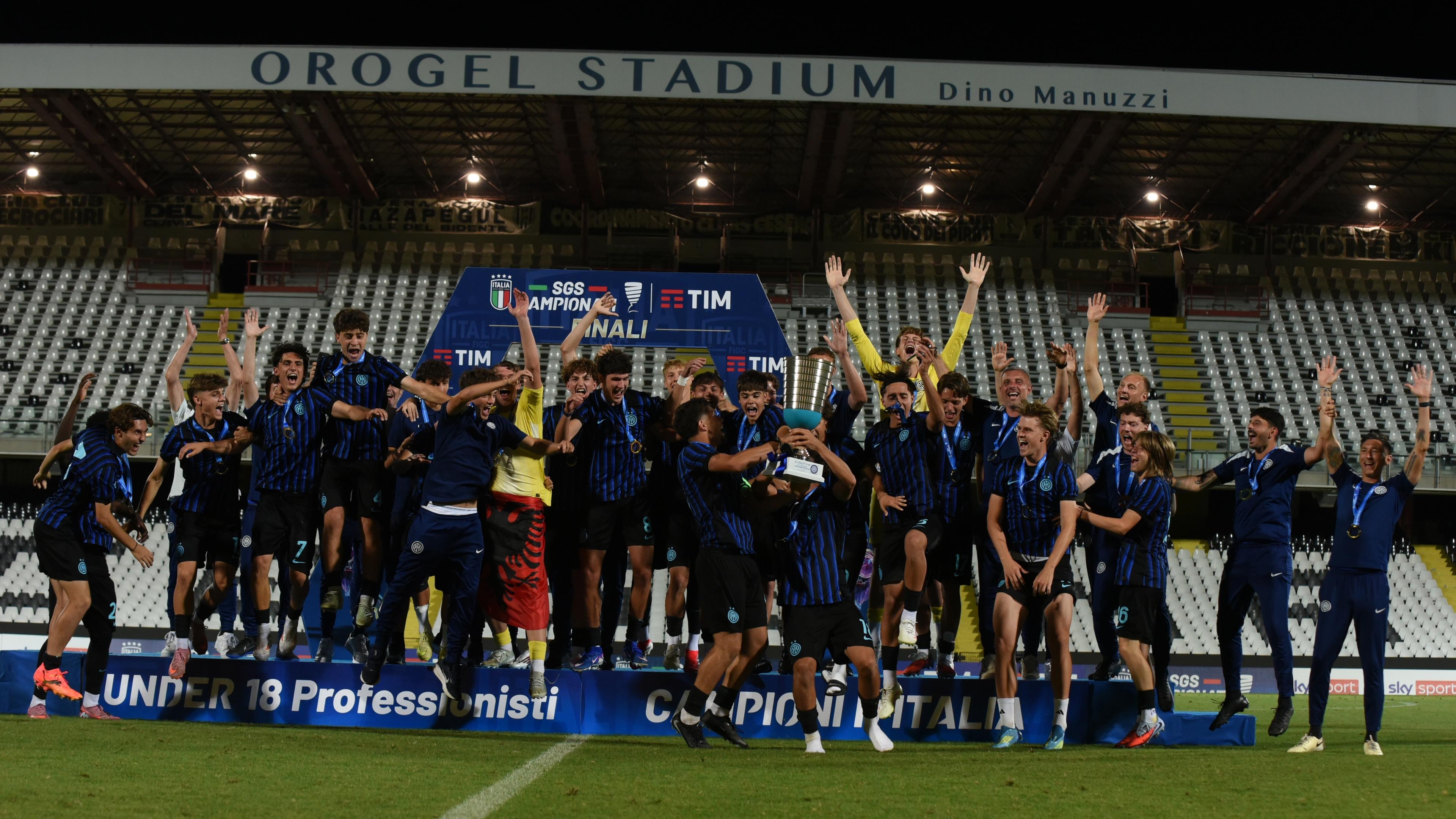 Under 18 Professionisti, Inter campione d’Italia: 3-0 al Bologna ai rigori al ‘Manuzzi’