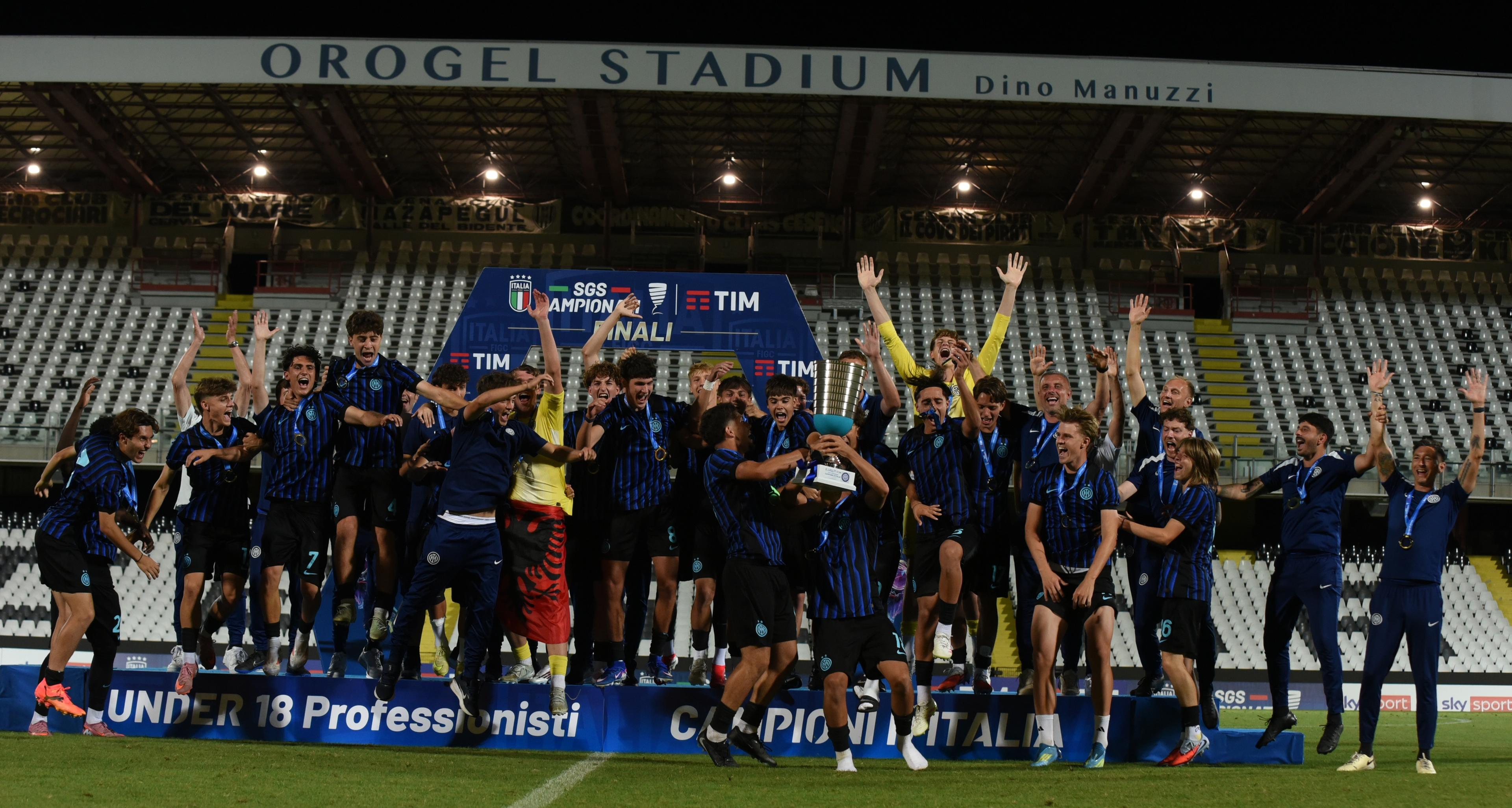 Under 18 Professionisti, Inter campione d’Italia: 3-0 al Bologna ai rigori al ‘Manuzzi’