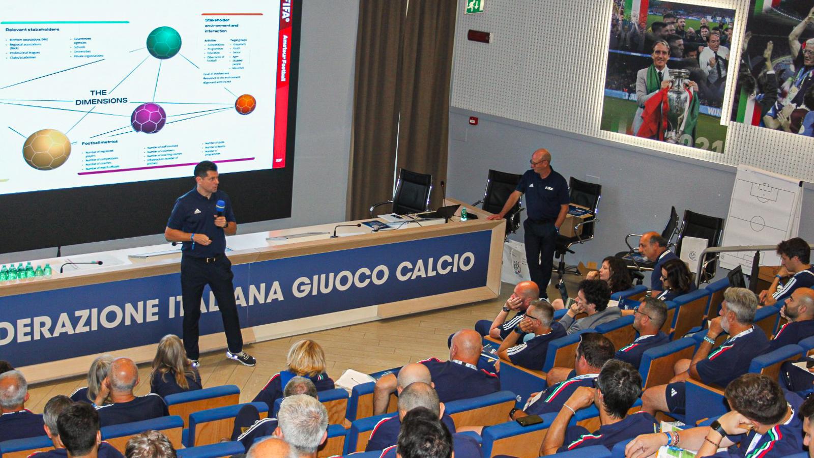 A Coverciano FIGC e FIFA insieme per costruire un futuro sempre più inclusivo e sostenibile del calcio di base