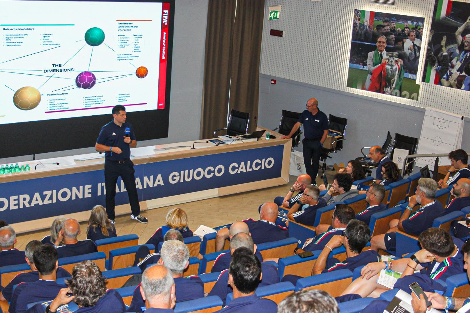 A Coverciano FIGC e FIFA insieme per costruire un futuro sempre più inclusivo e sostenibile del calcio di base