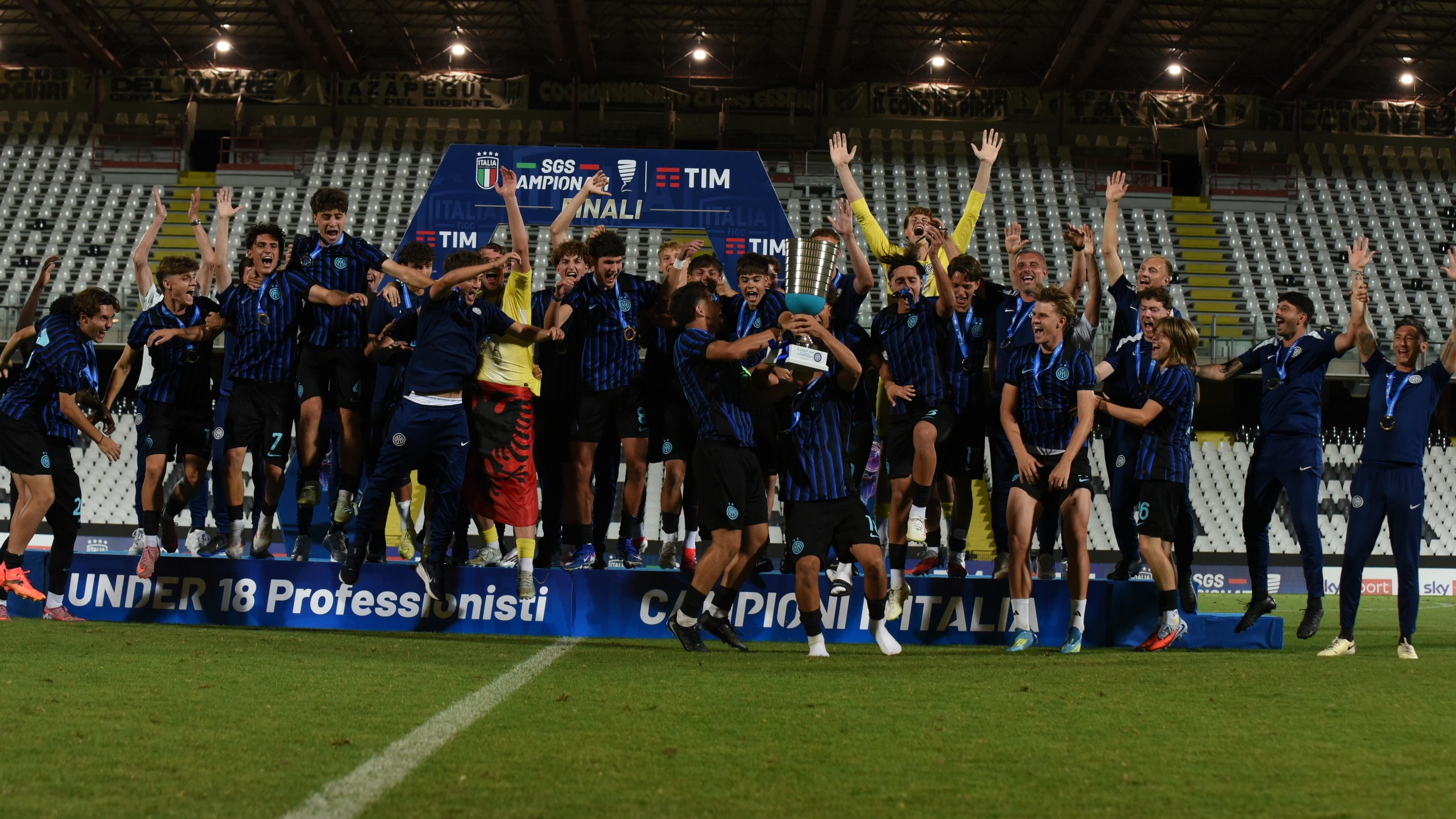 Under 18 Professionisti, Inter campione d’Italia: 3-0 al Bologna ai rigori al ‘Manuzzi’