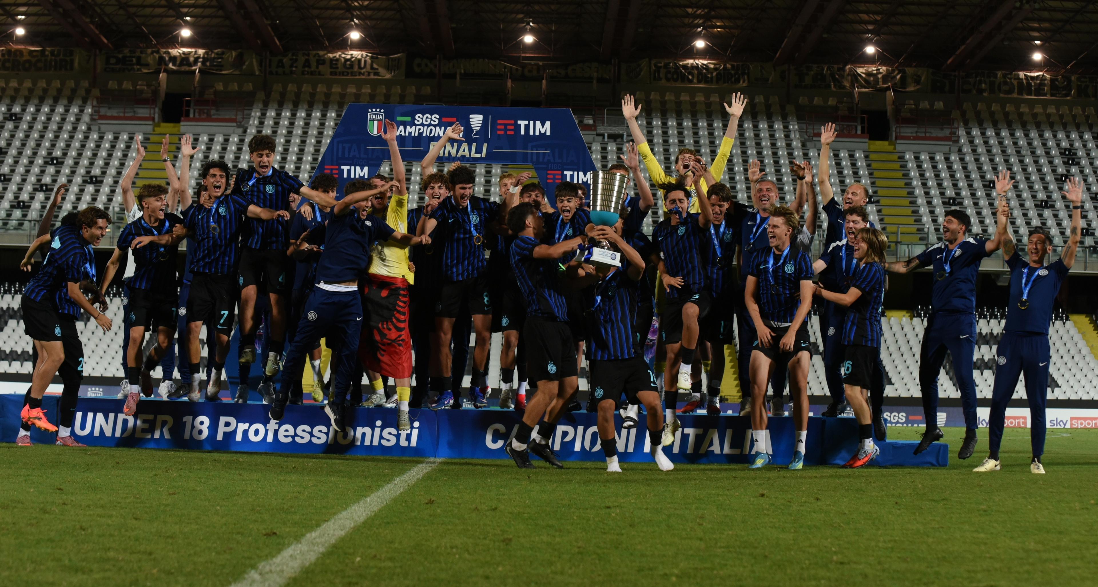 Under 18 Professionisti, Inter campione d’Italia: 3-0 al Bologna ai rigori al ‘Manuzzi’