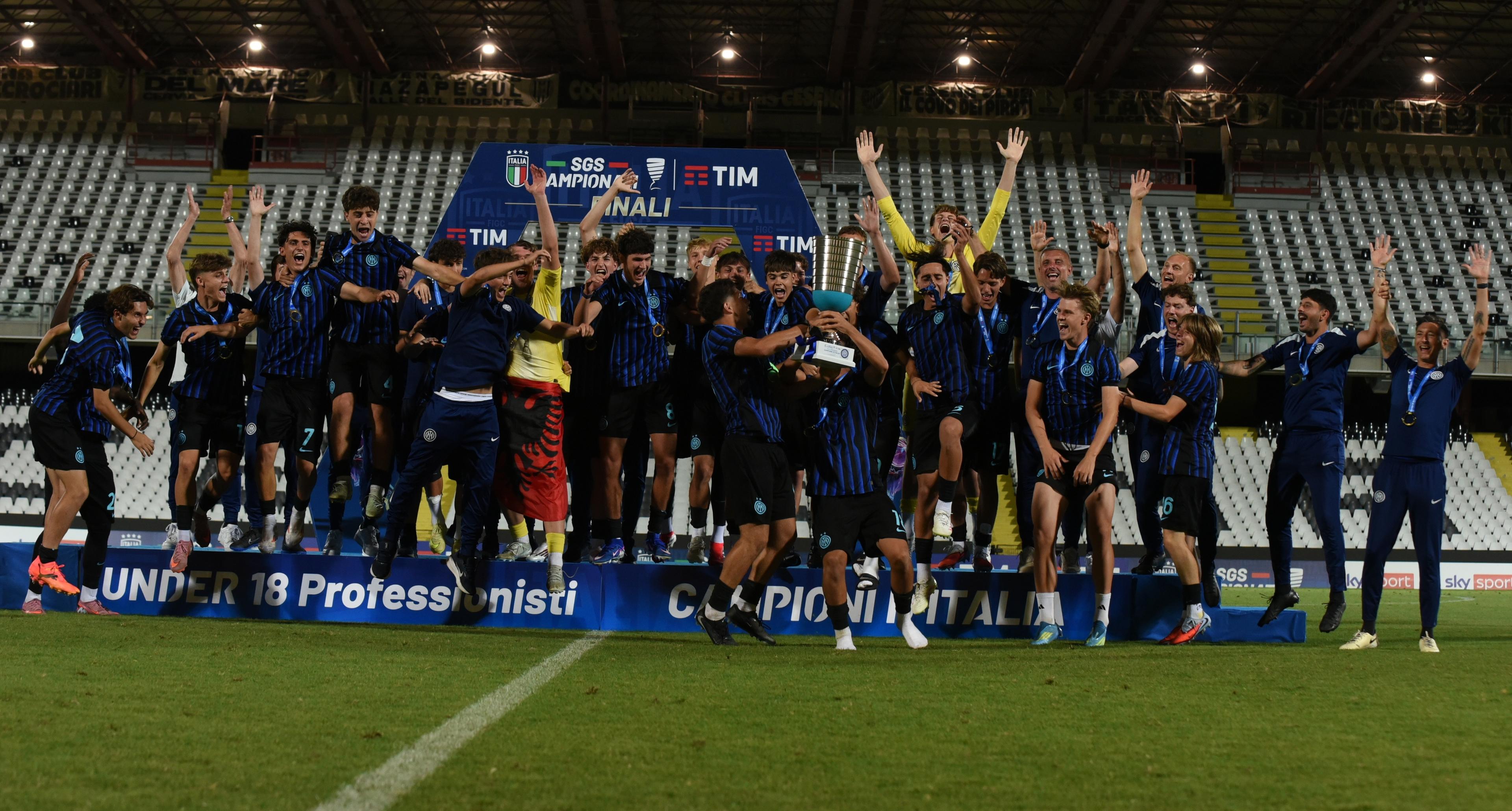 Under 18 Professionisti, Inter campione d’Italia: 3-0 al Bologna ai rigori al ‘Manuzzi’