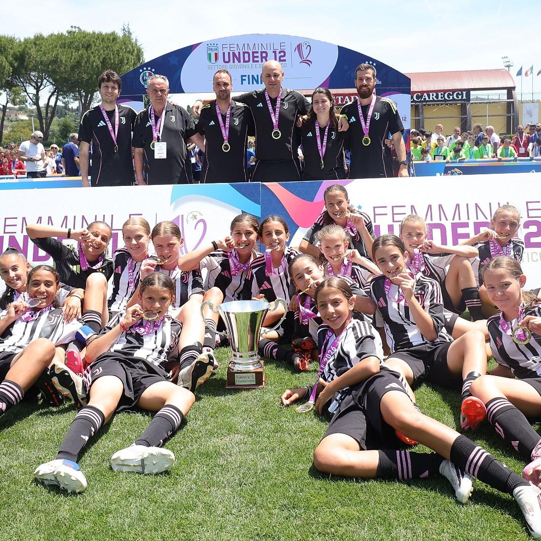 Under 12 femminile, la Juventus si impone nella Final four di Coverciano: la coppa è bianconera