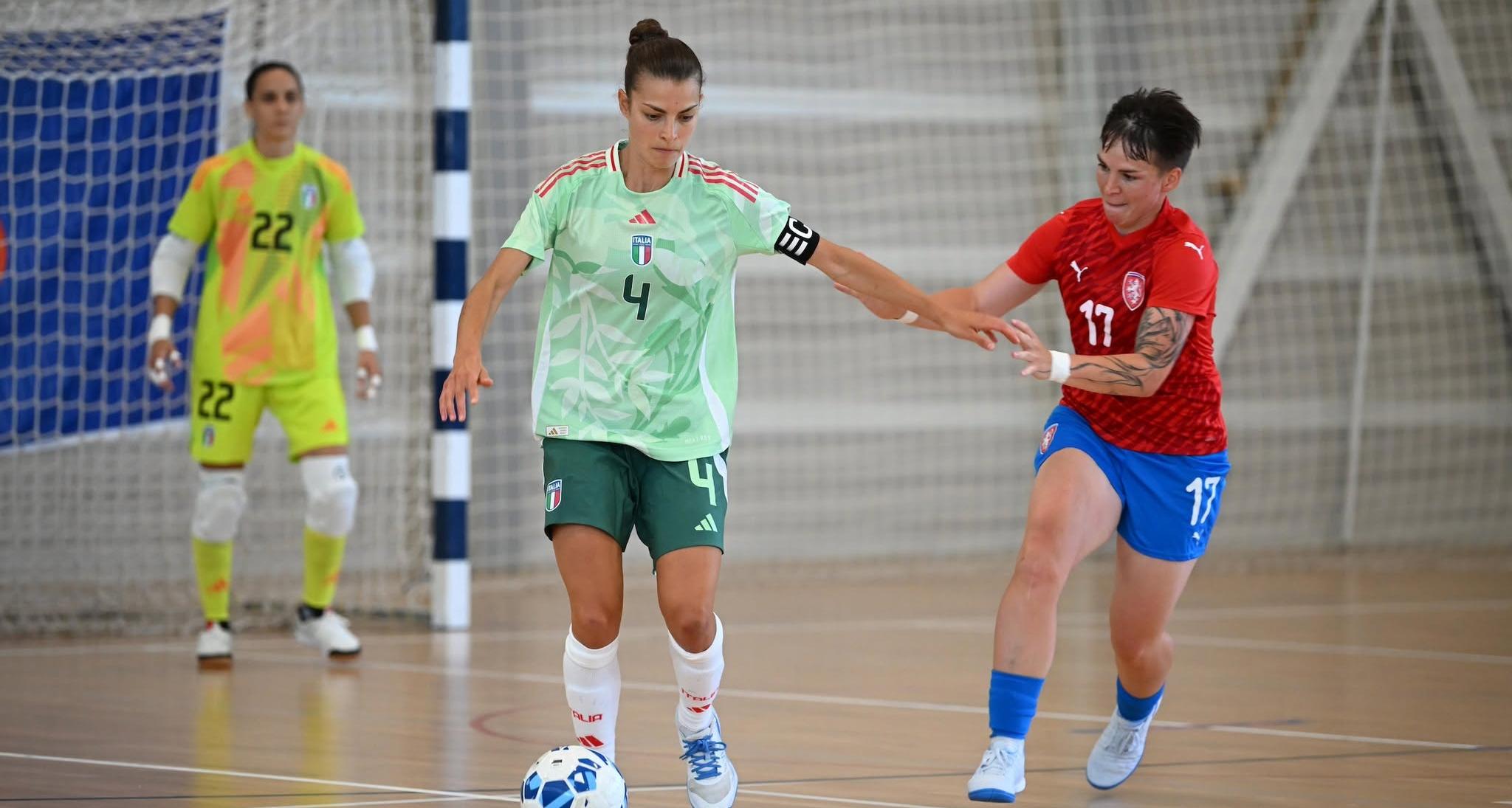 Futsal Week, le Azzurre dominano anche contro la Cechia: il 6-1 vale il pass per la finale