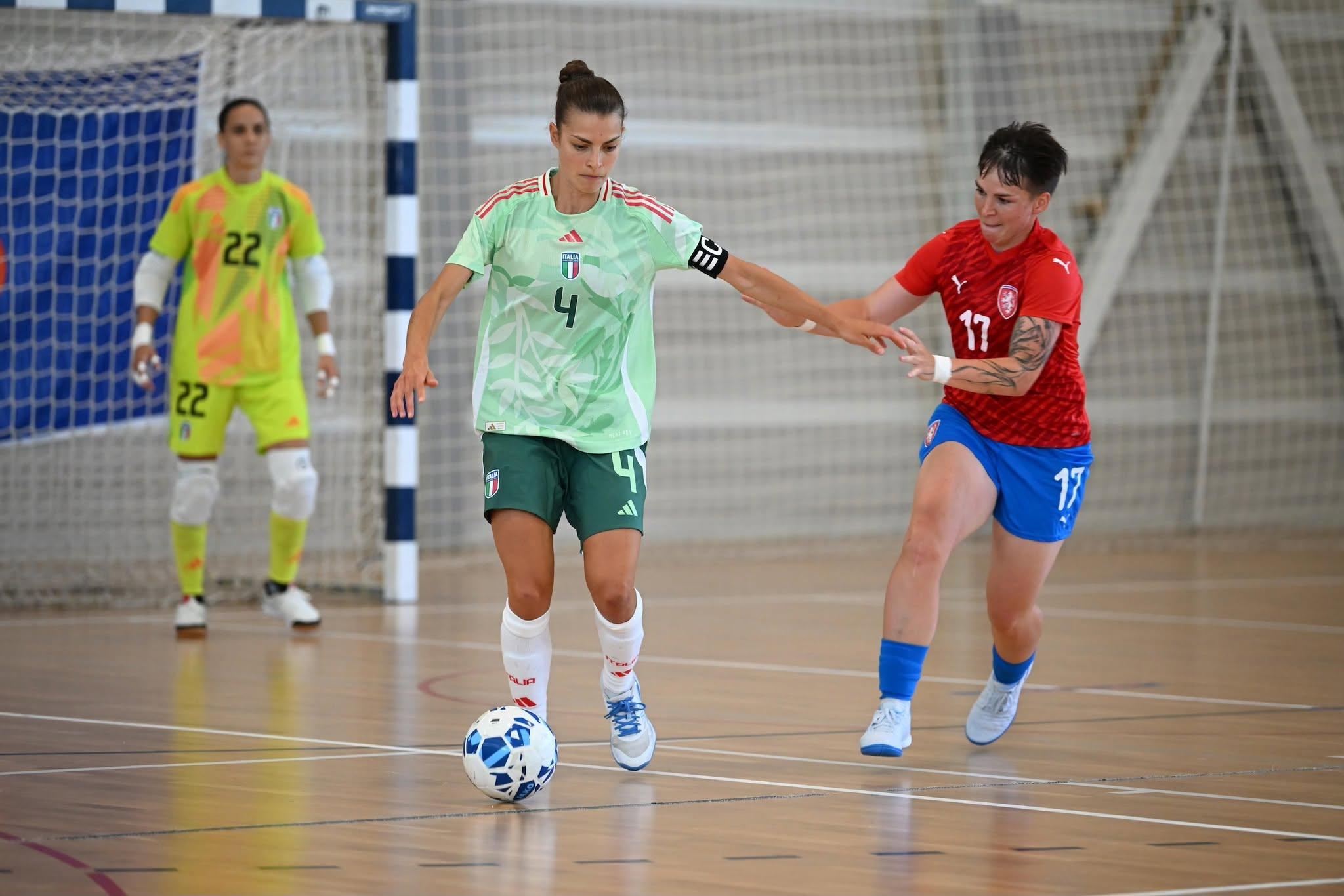 Futsal Week, le Azzurre dominano anche contro la Cechia: il 6-1 vale il pass per la finale