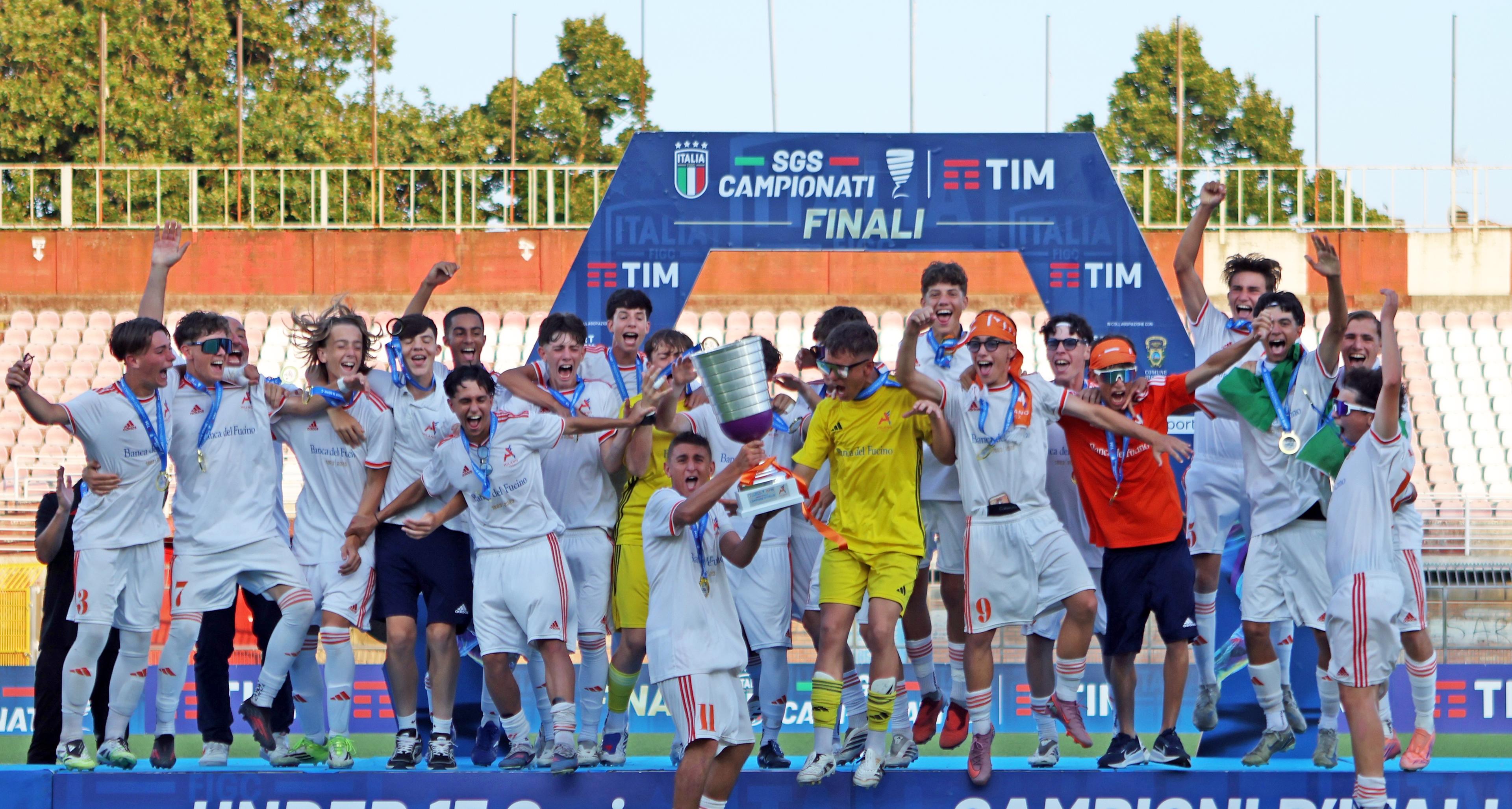 Under 15 Serie C, Alcione da leggenda: 3-1 all’Albinoleffe e primo titolo tra i professionisti