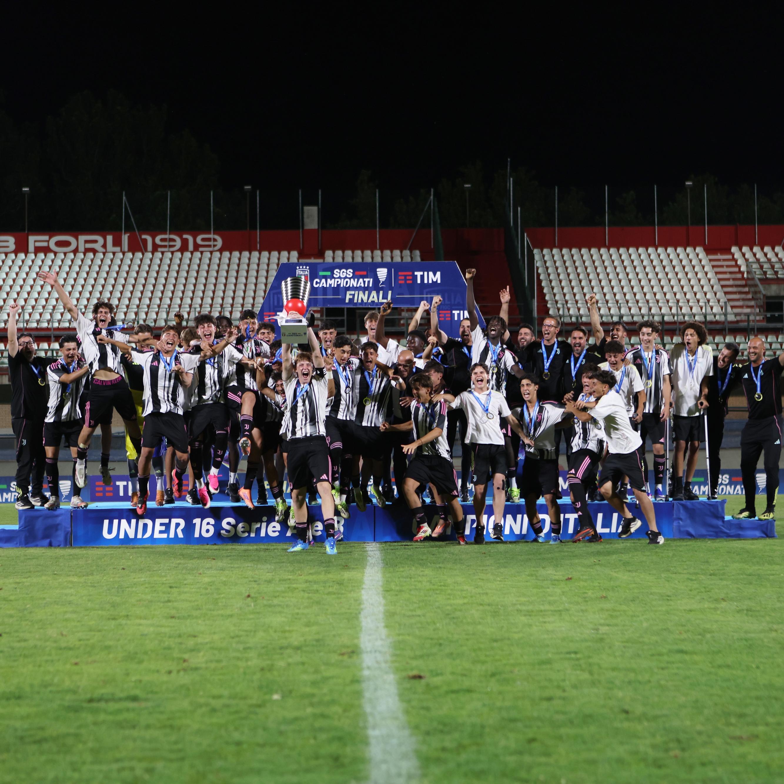 Under 16 Serie A e B, la Juventus si conferma campione: 3-0 all’Inter al ‘Tullo Morgagni’
