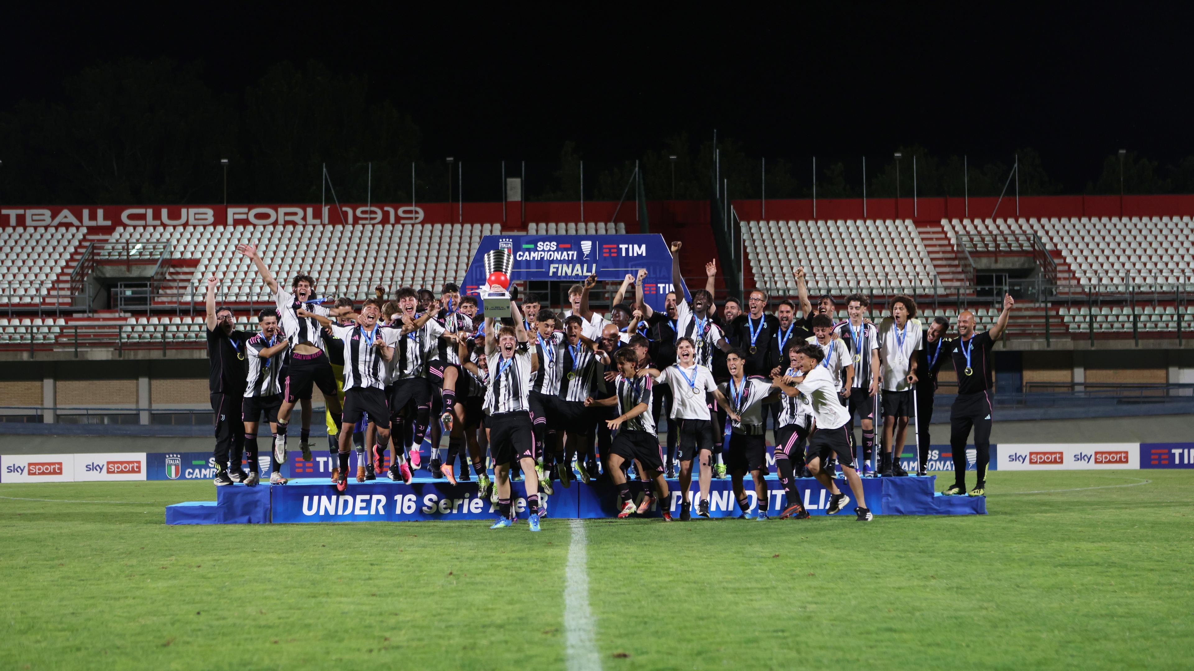Under 16 Serie A e B, la Juventus si conferma campionessa: 3-0 all’Inter al ‘Tullo Morgagni’