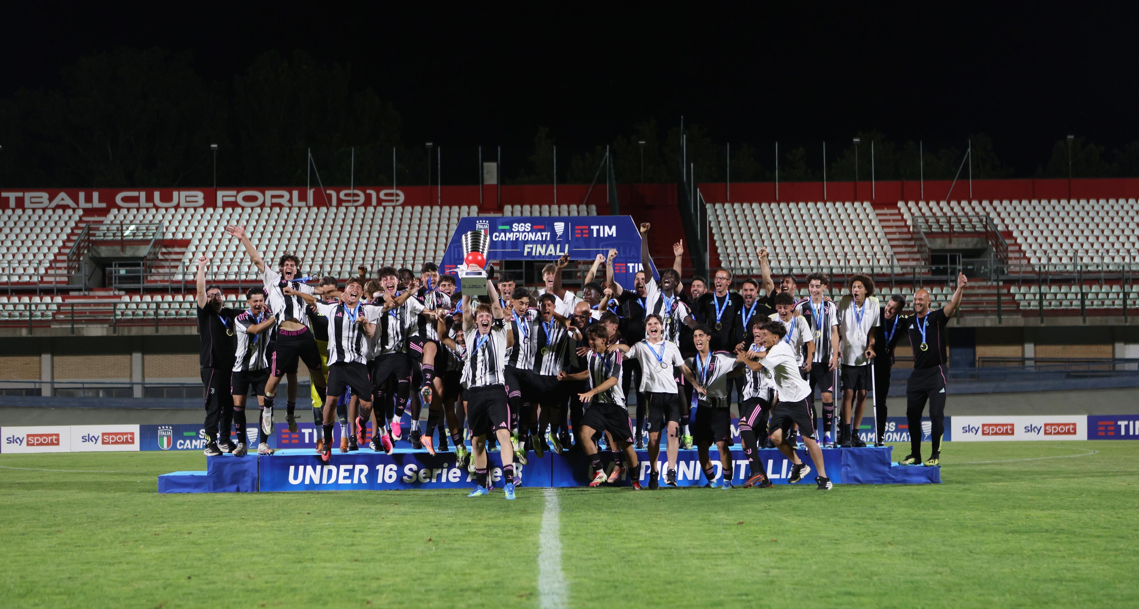 Under 16 Serie A e B, la Juventus si conferma campionessa: 3-0 all’Inter al ‘Tullo Morgagni’