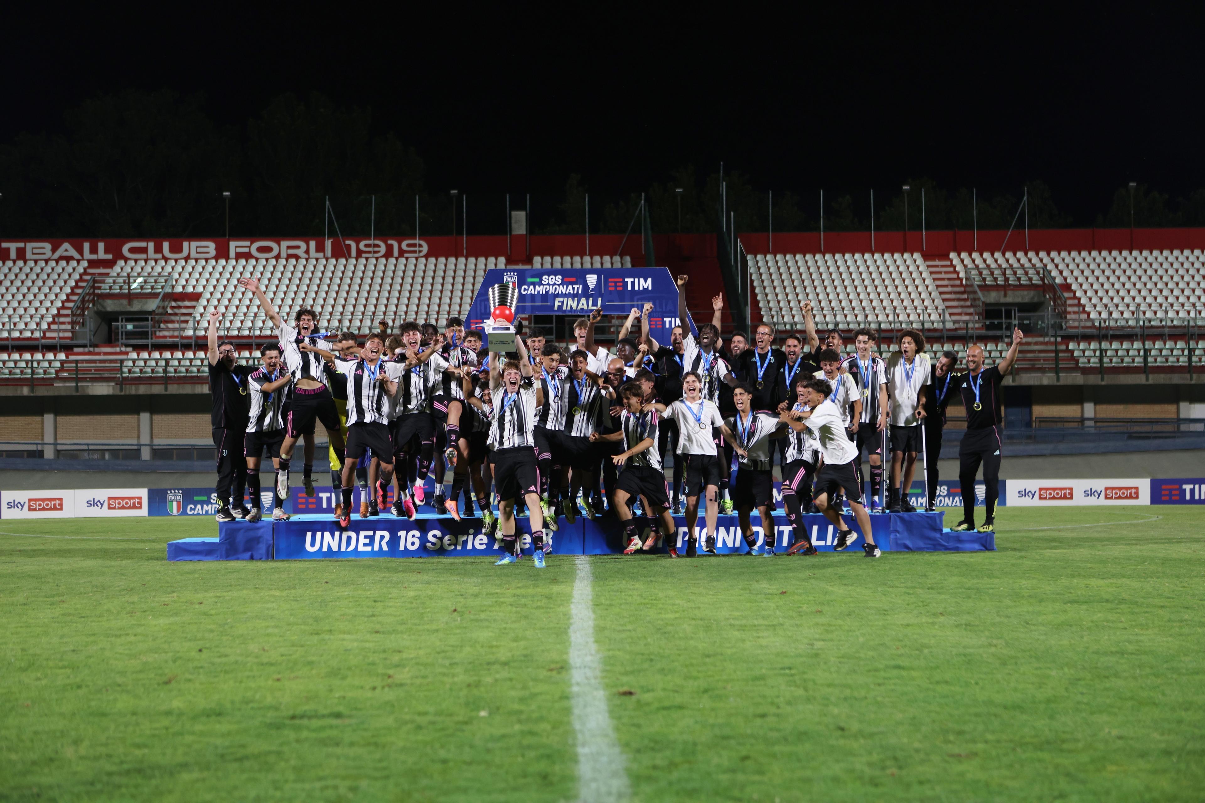 Under 16 Serie A e B, la Juventus si conferma campione: 3-0 all’Inter al ‘Tullo Morgagni’