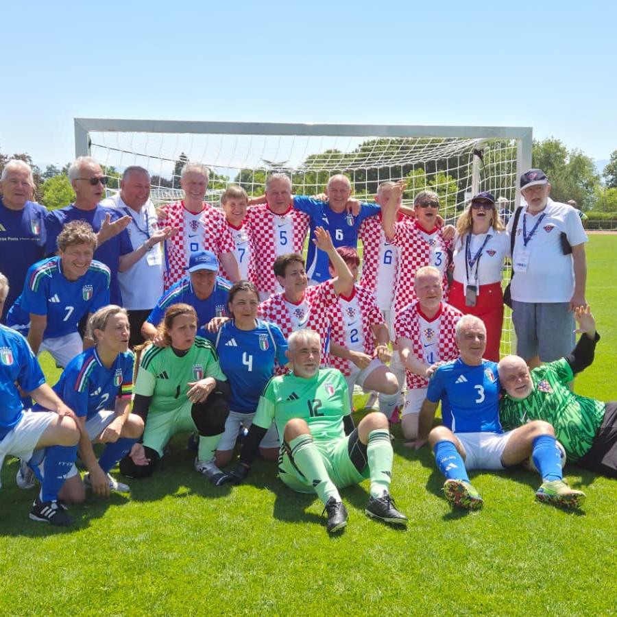 UEFA EURO Cup di Walking Football a Nyon: l'Italia chiude il torneo con un magnifico secondo posto