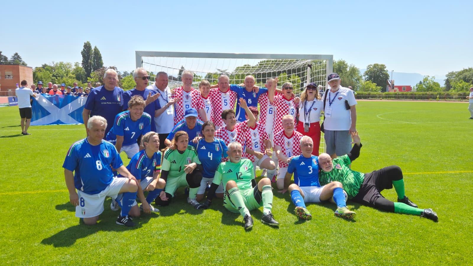 UEFA EURO Cup di Walking Football a Nyon: l'Italia chiude il torneo con un magnifico secondo posto