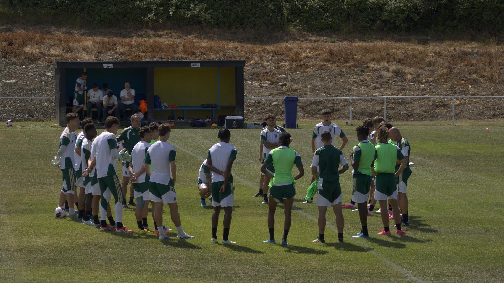 Italy U19s arrive in Wales: first training session in Conwy ahead of Serbia opener on 29 June