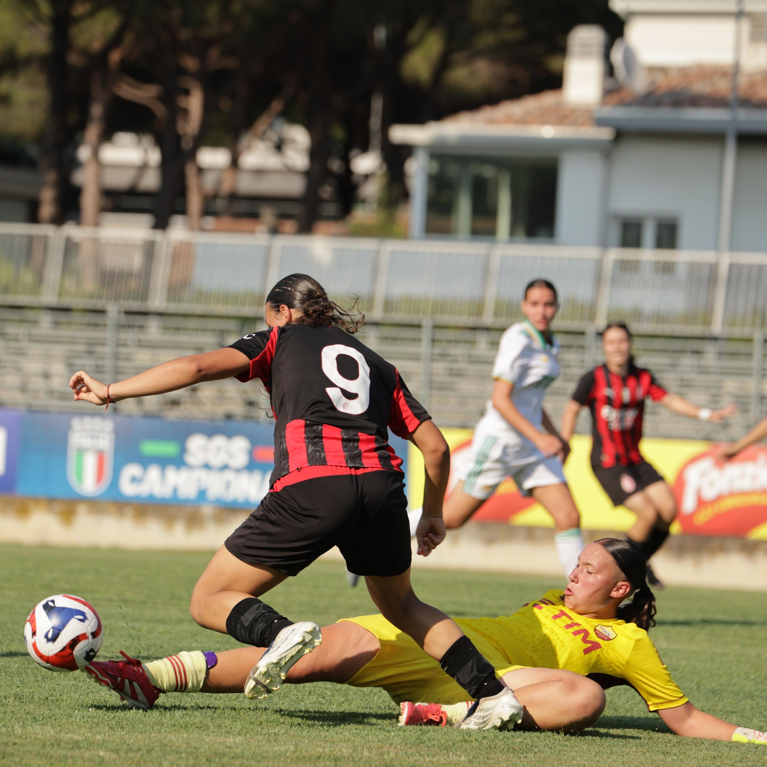 Under 15 femminile, le immagini dello Scudetto del Milan: Roma ko in finale