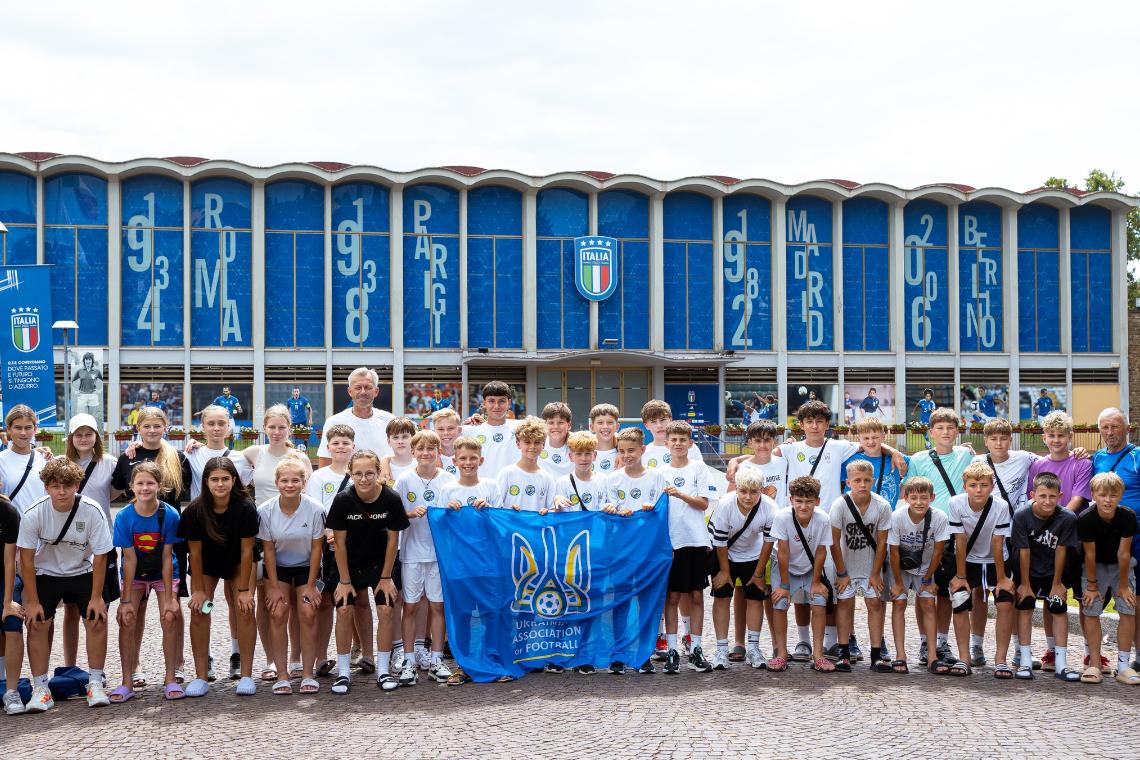 Al via a Coverciano la seconda edizione del Training Camp per i giovani calciatori ucraini