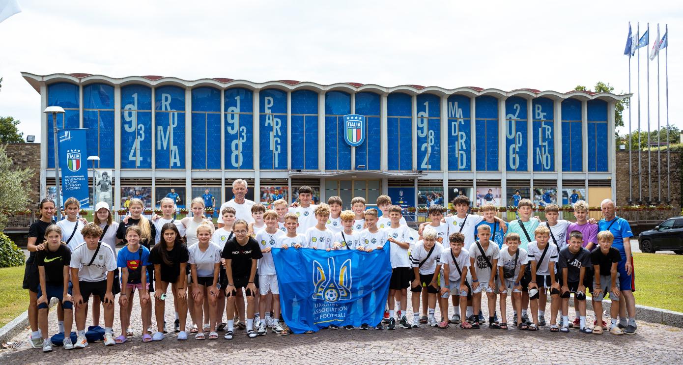 The second edition of the Training Camp for young Ukrainian footballers gets underway at Coverciano