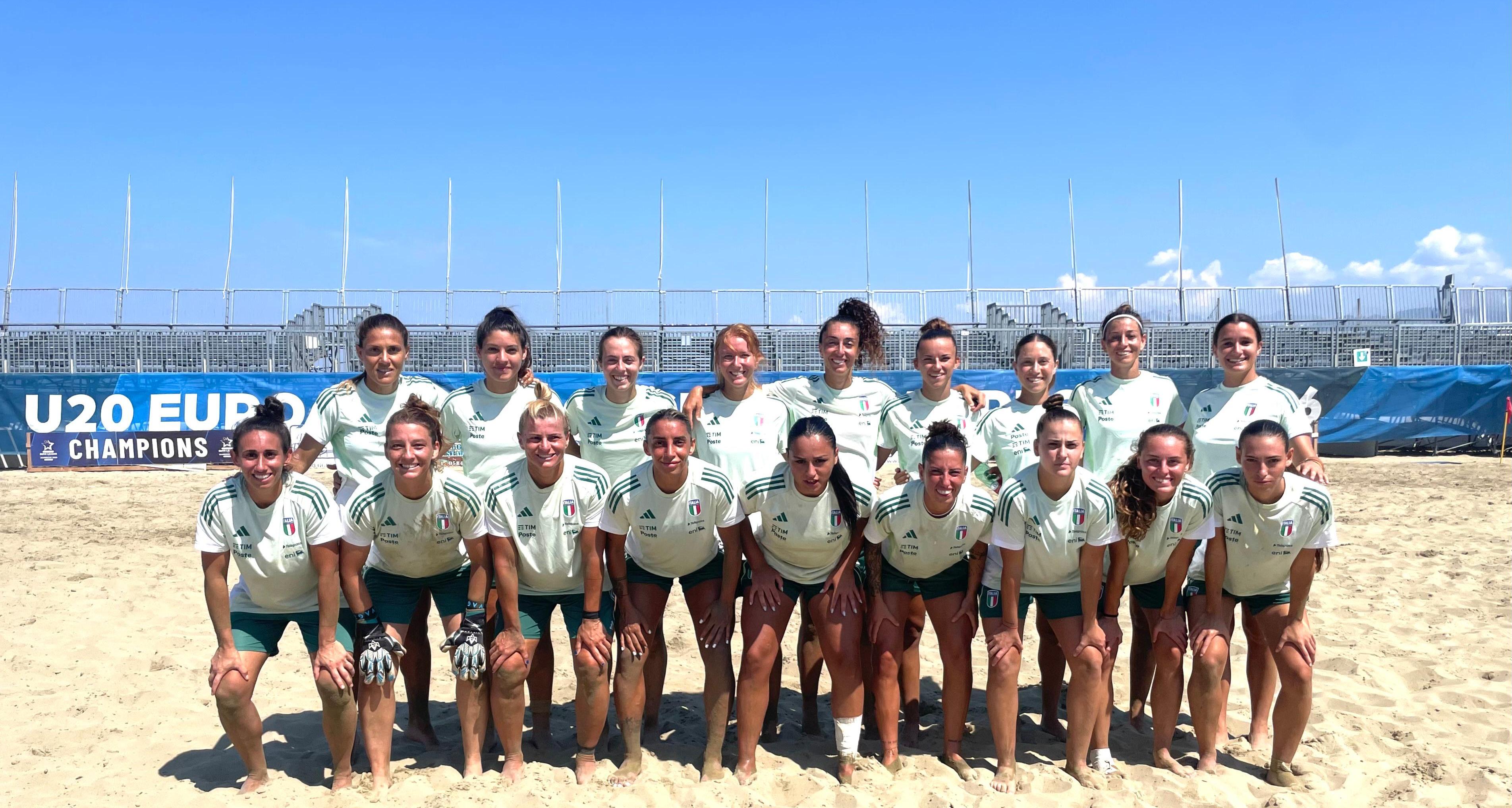 Le Azzurre in raduno a Viareggio dal 7 al 10 luglio: 18 convocate