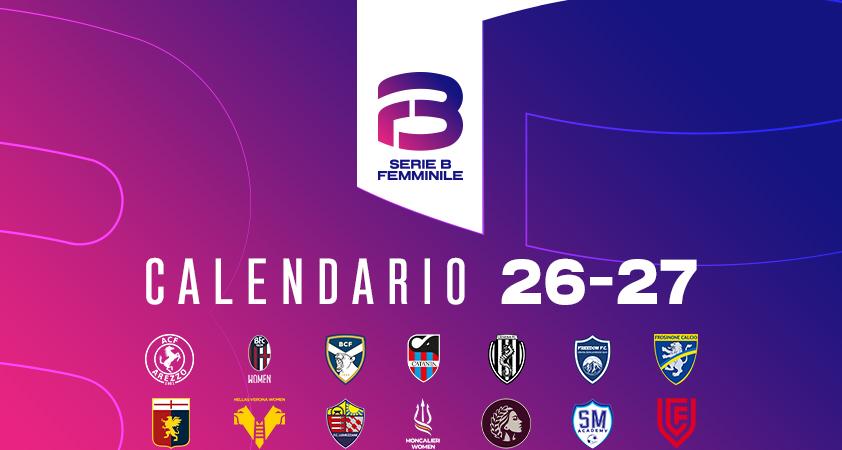 Lunedì 27 luglio alle 15 nasce la nuova stagione: il calendario del campionato sul sito FIGC e sui canali social della Serie B Femminile