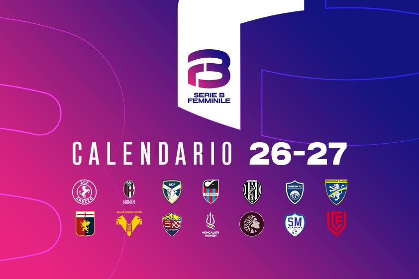 Lunedì 27 luglio alle 15 nasce la nuova stagione: il calendario del campionato sul sito FIGC e sui canali social della Serie B Femminile