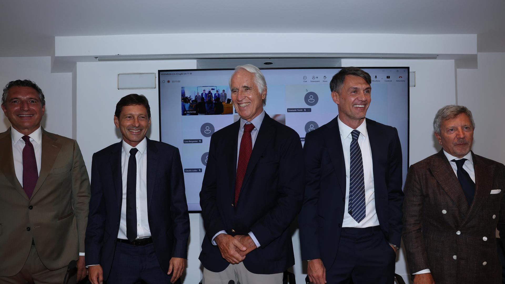 Malagò, Maldini and Leonardo present the future of Italian football: \"shared decision-making as we rebuild from the ground up\"