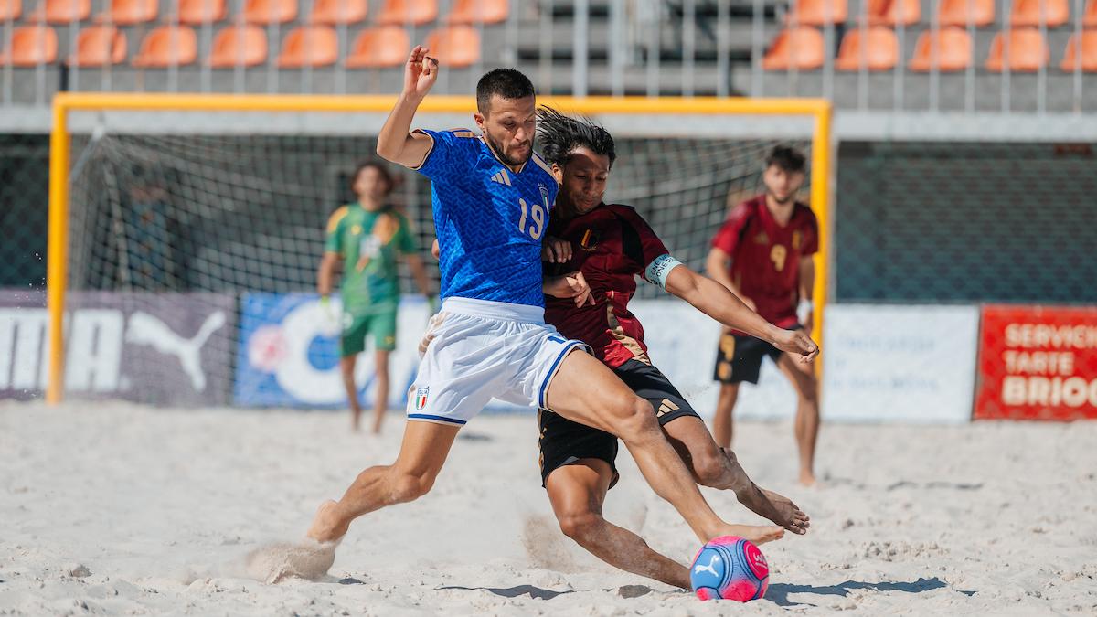 Italbeach subito con le marce alte: 6-1 al Belgio nelle qualificazioni alle EBSL Superfinal