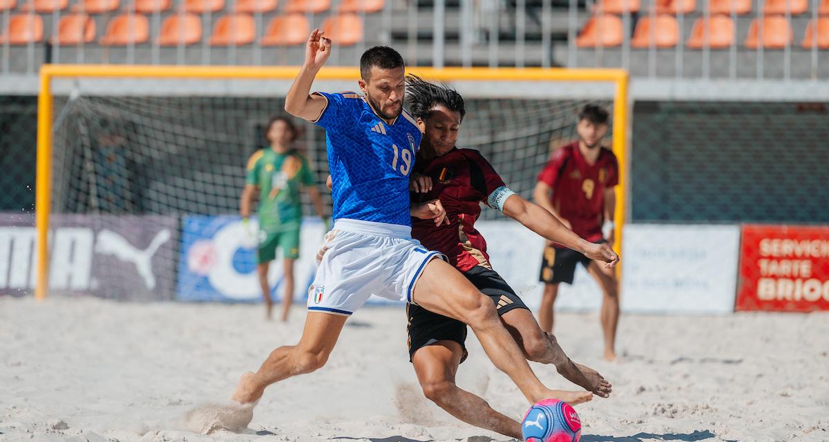 Italbeach subito con le marce alte: 6-1 al Belgio nelle qualificazioni alle EBSL Superfinal