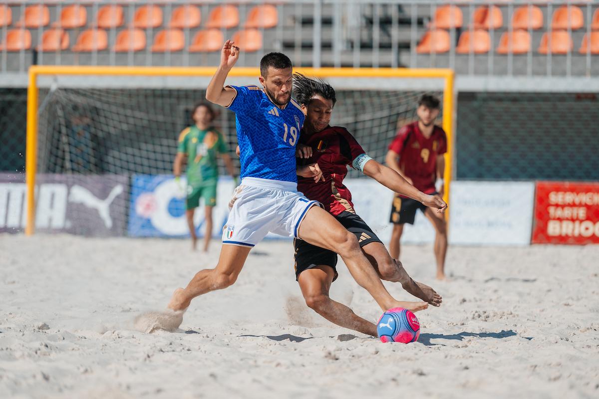 Italbeach subito con le marce alte: 6-1 al Belgio nelle qualificazioni alle EBSL Superfinal