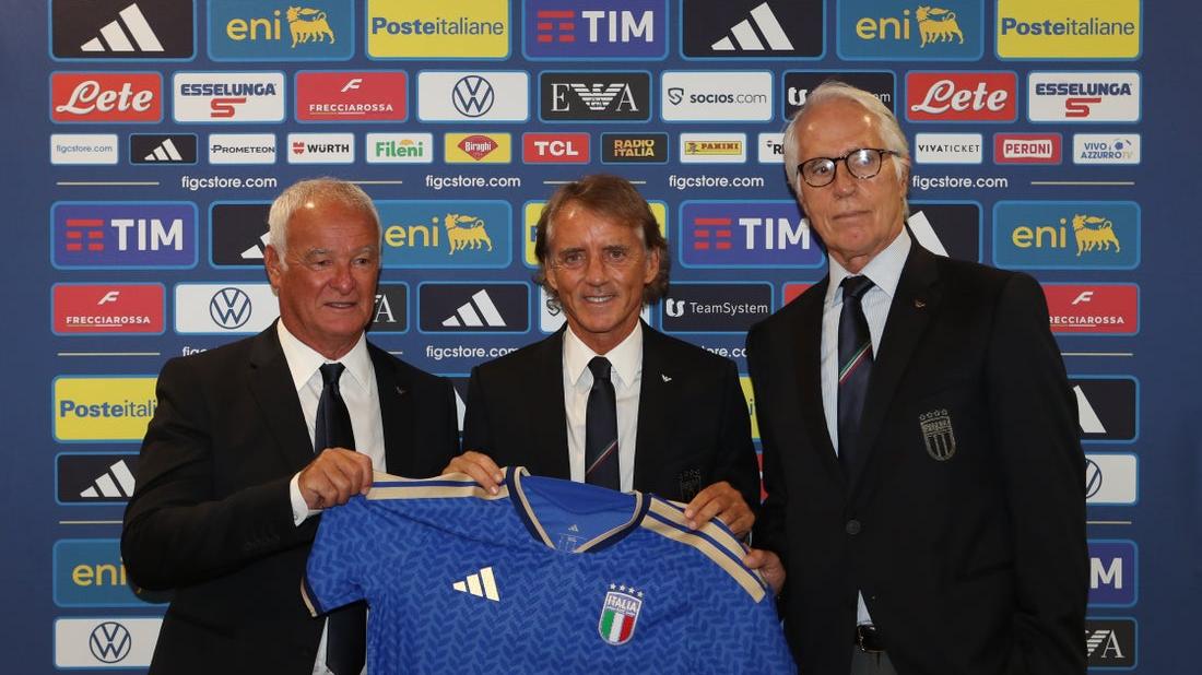 Inizia la nuova era azzurra: la conferenza stampa di presentazione di Mancini e Ranieri