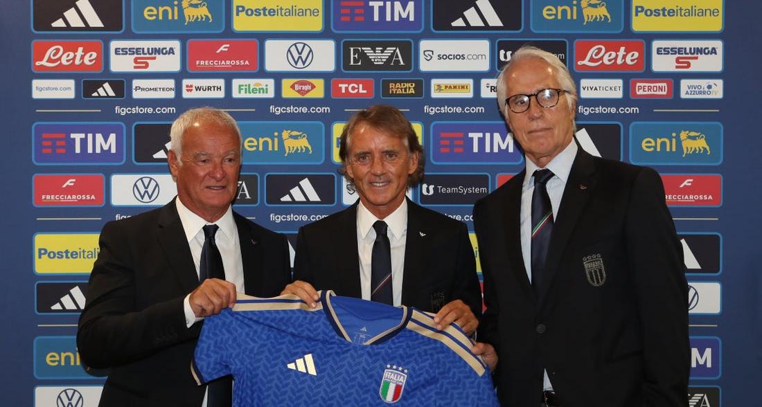 Inizia la nuova era azzurra: la conferenza stampa di presentazione di Mancini e Ranieri