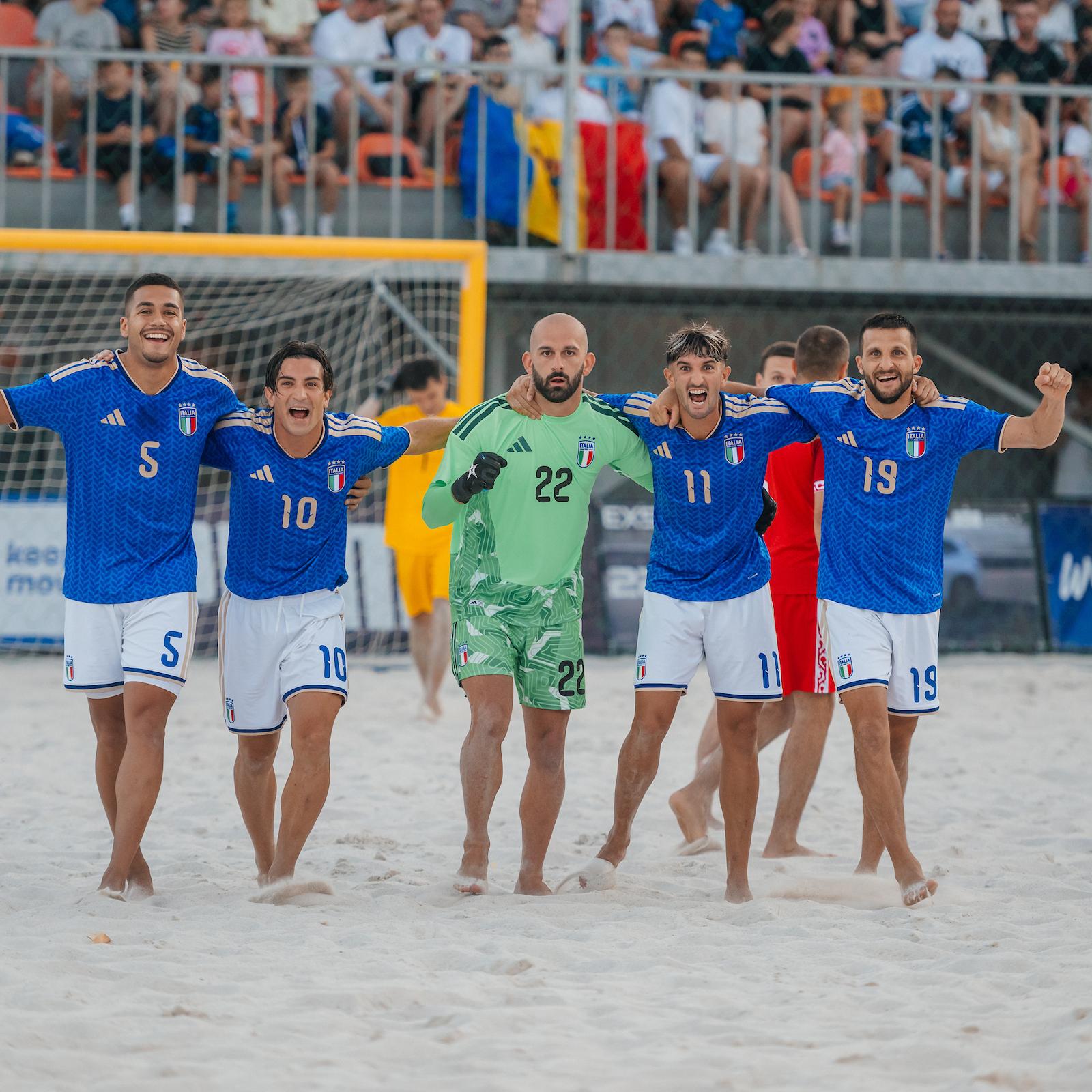 Un’altra goleada degli Azzurri: il 9-0 alla Moldova vale la semifinale con la Germania