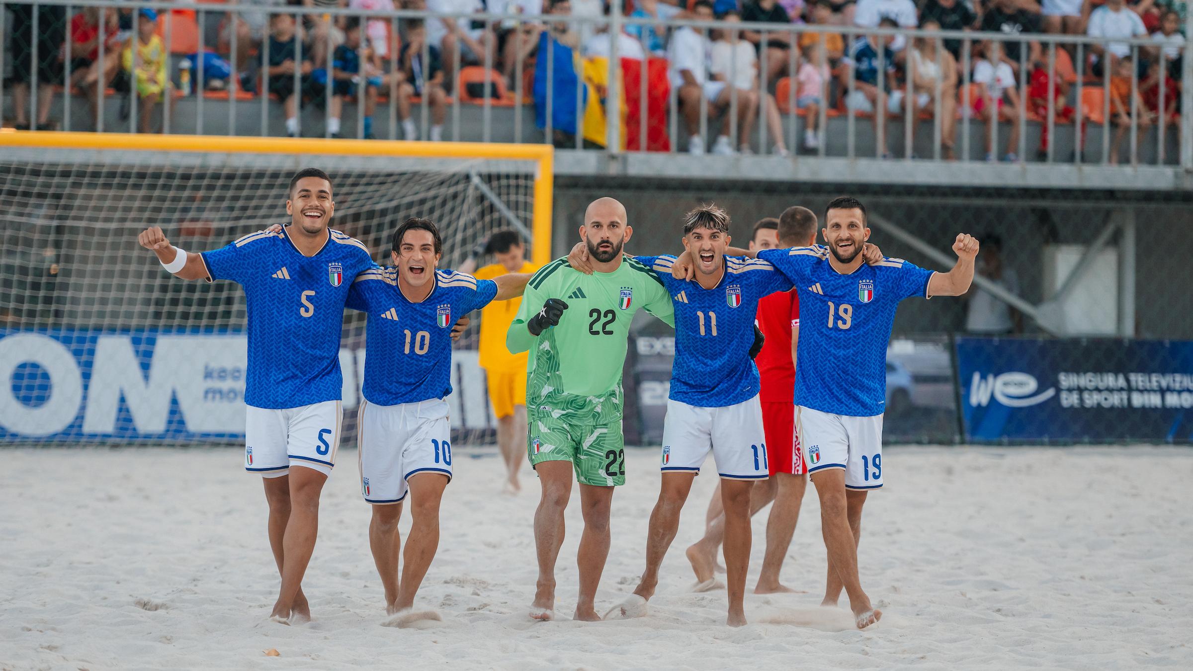 Un’altra goleada degli Azzurri: il 9-0 alla Moldova vale la semifinale con la Germania