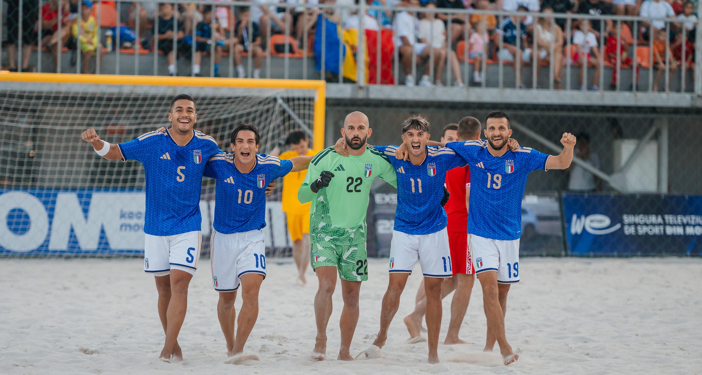 Un’altra goleada degli Azzurri: il 9-0 alla Moldova vale la semifinale con la Germania