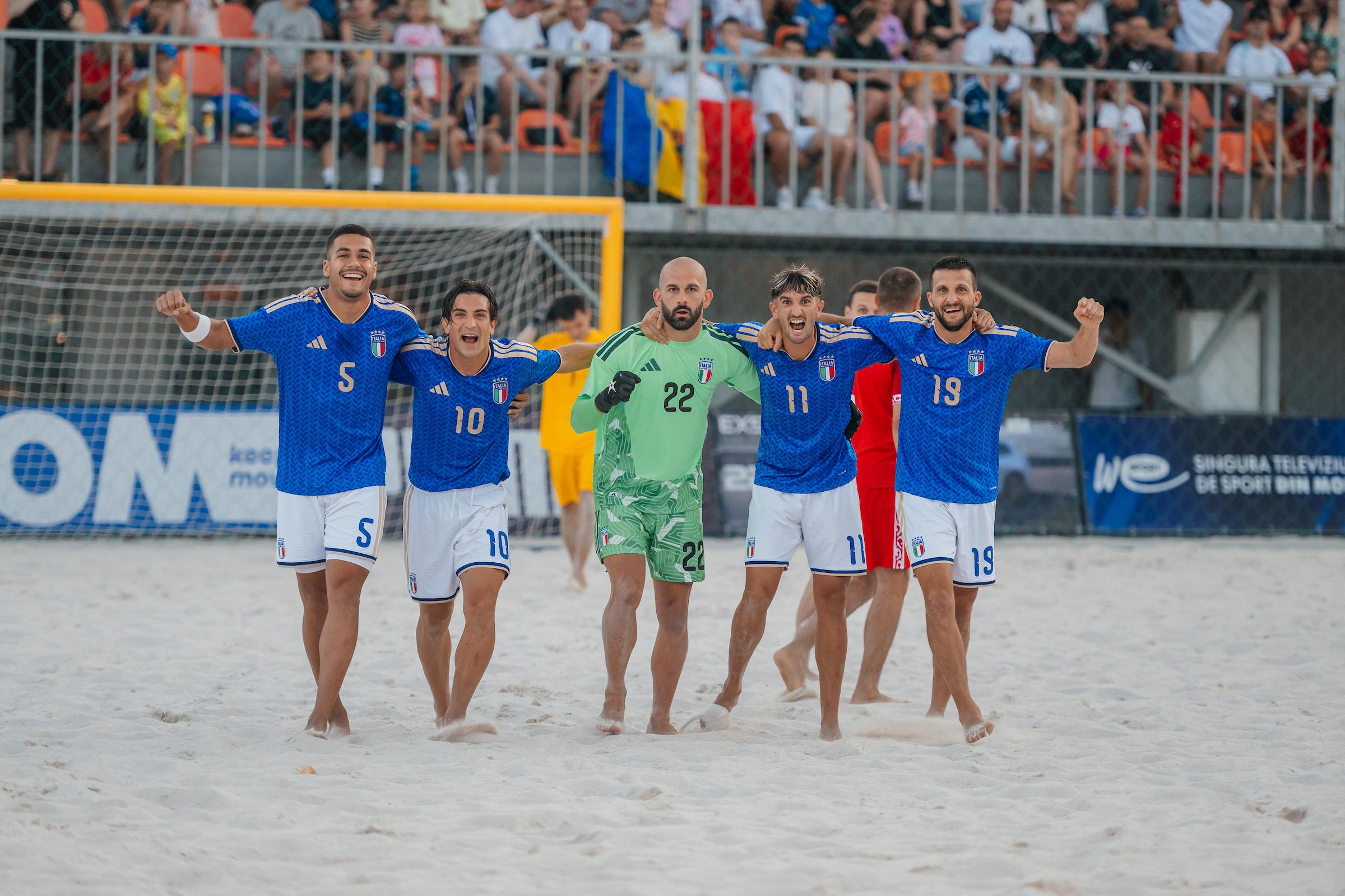 Un’altra goleada degli Azzurri: il 9-0 alla Moldova vale la semifinale con la Germania