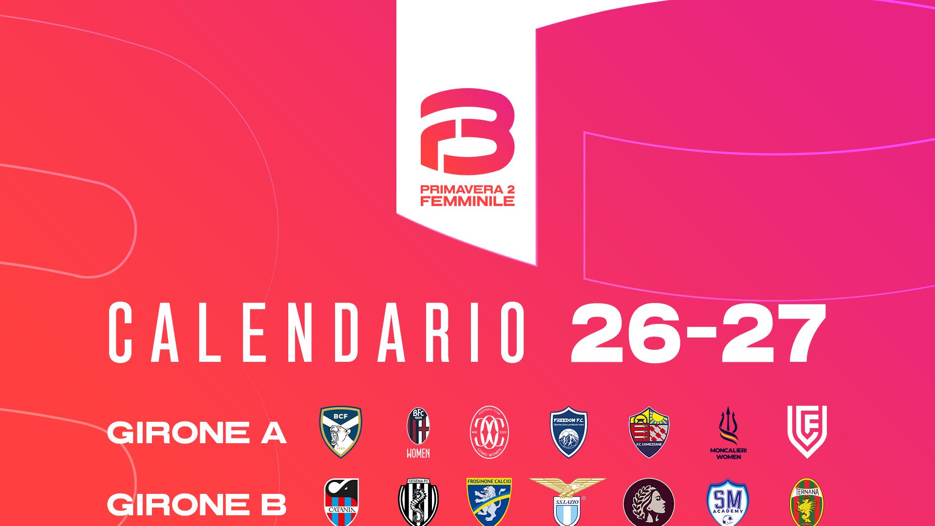 Il calendario del campionato Primavera 2. Quattordici squadre al via, una promozione per ogni girone da sette. Calcio d’inizio il 19 settembre
