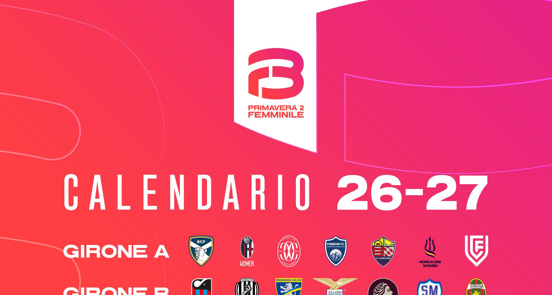 Il calendario del campionato Primavera 2. Quattordici squadre al via, una promozione per ogni girone da sette. Calcio d’inizio il 19 settembre