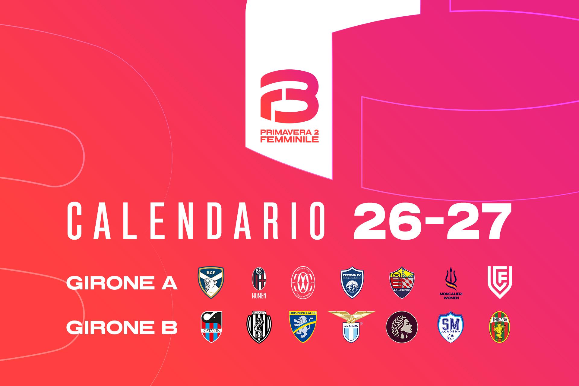 Il calendario del campionato Primavera 2. Quattordici squadre al via, una promozione per ogni girone da sette. Calcio d’inizio il 19 settembre
