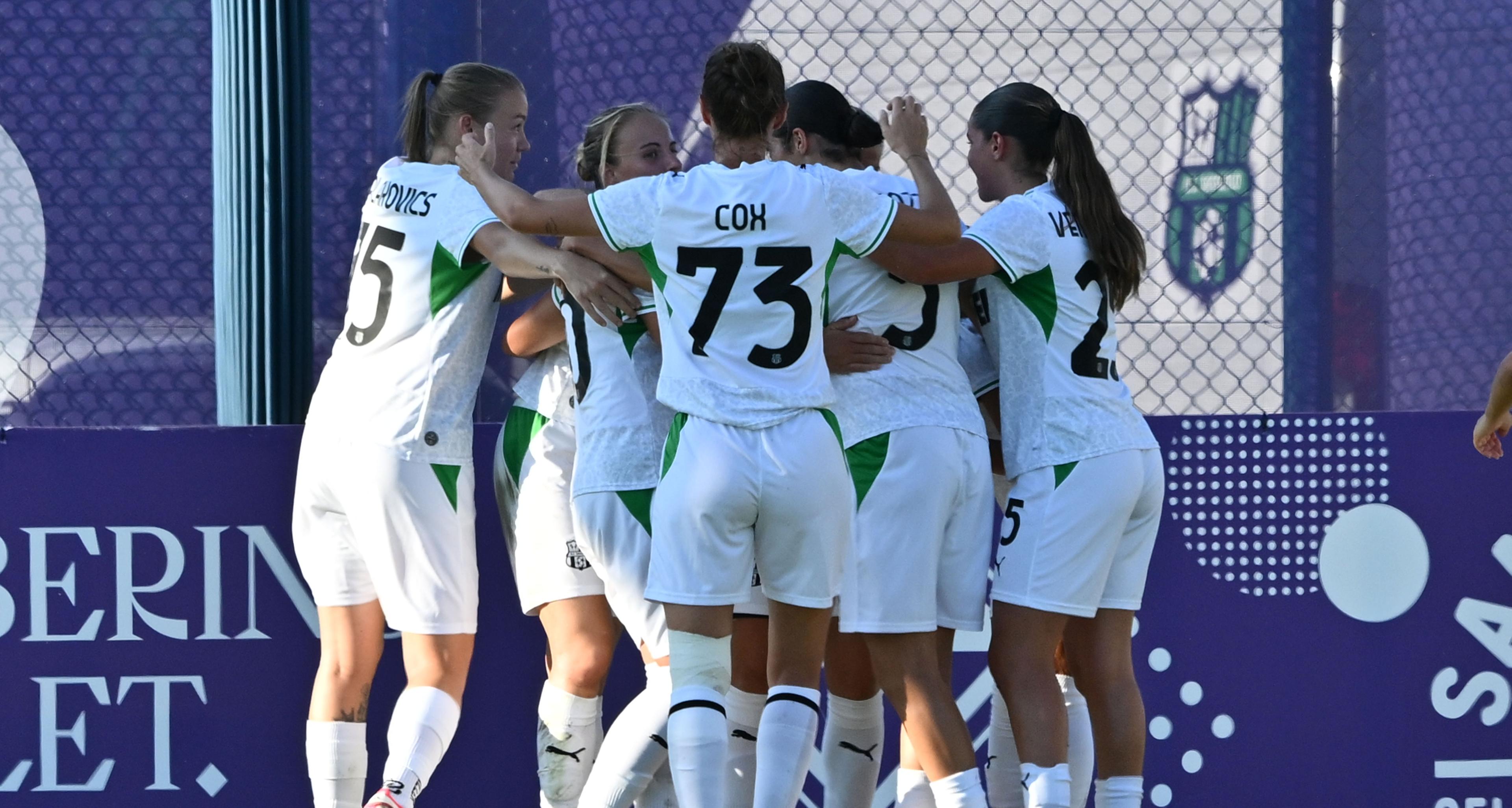 Sassuolo e Lazio vincono al debutto e raggiungono Roma e Inter in testa ai rispettivi gironi