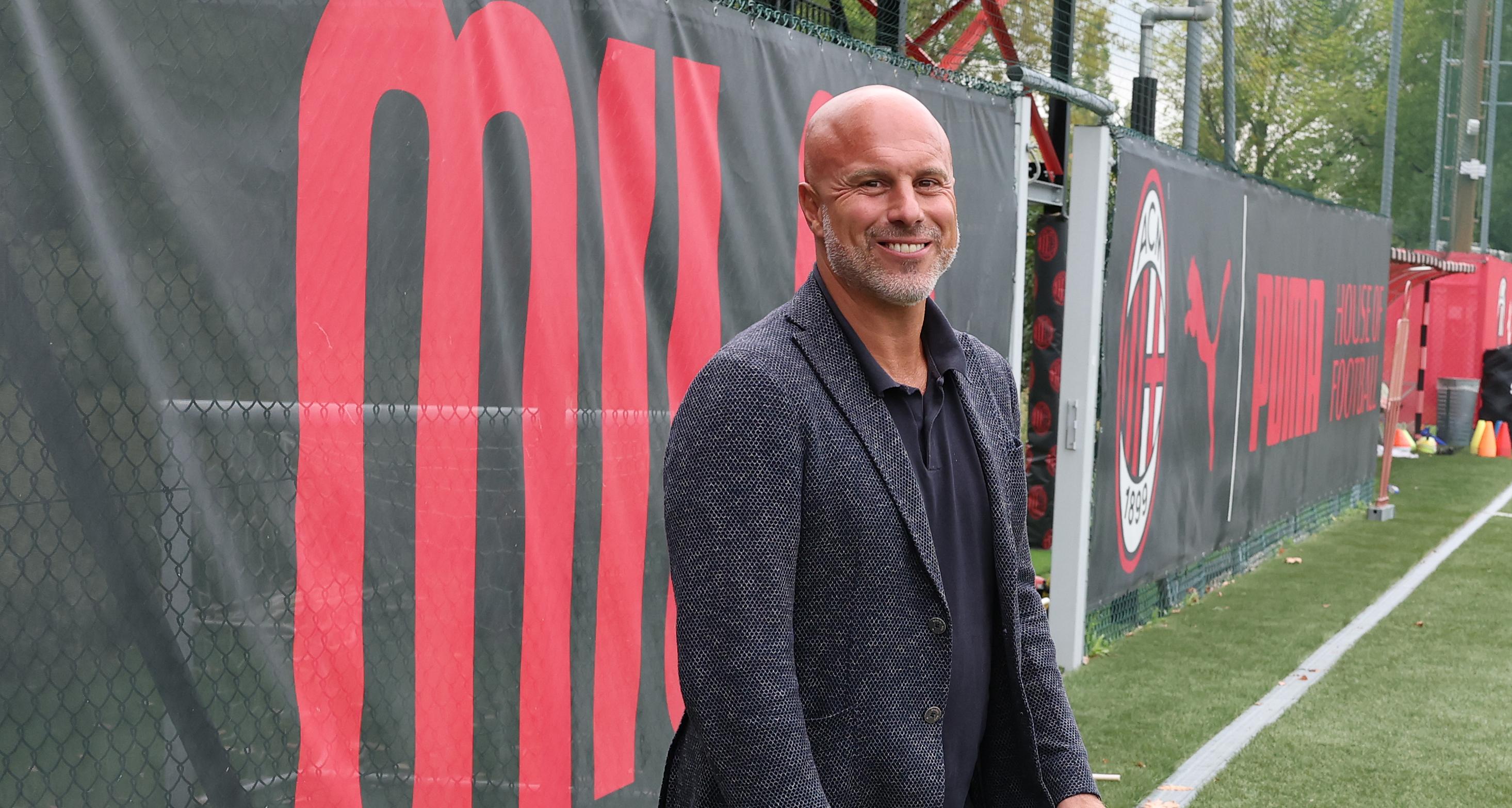 Tour dei ritiri, il Ct della Nazionale Femminile Andrea Soncin e il suo staff in visita al Milan