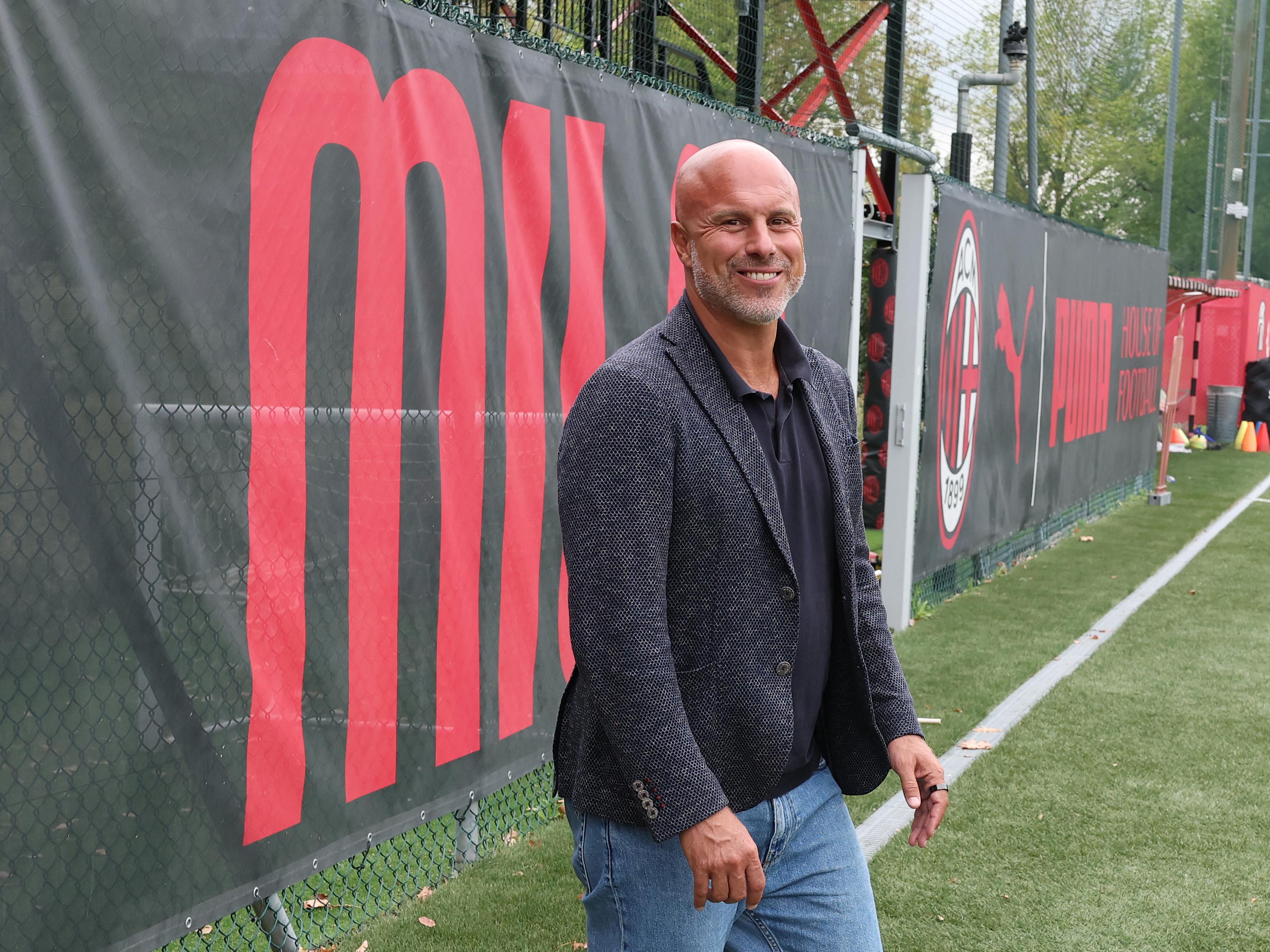 Tour dei ritiri, il Ct della Nazionale Femminile Andrea Soncin e il suo staff in visita al Milan