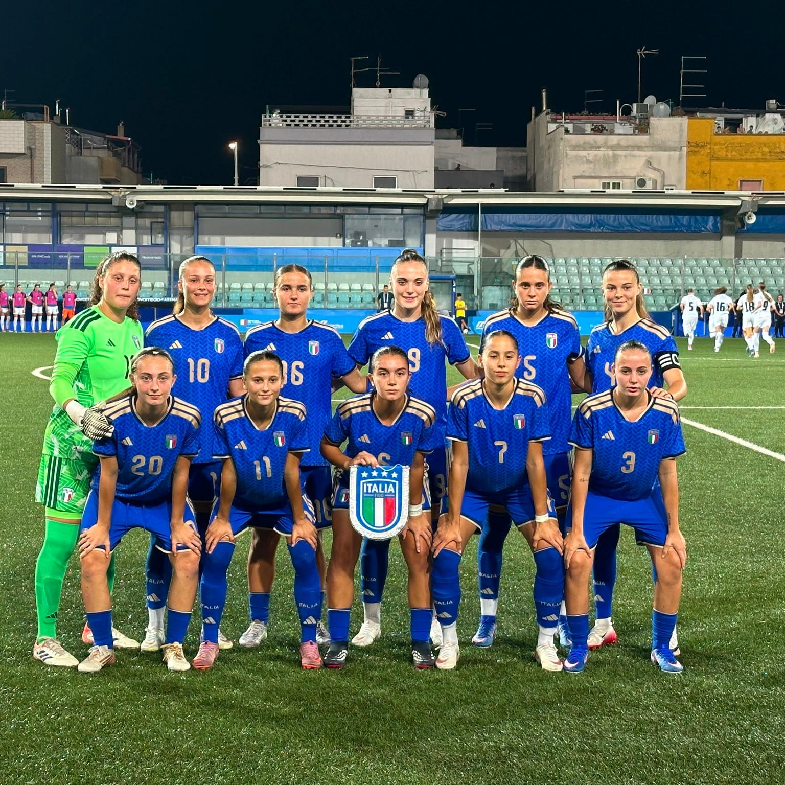 Giochi del Mediterraneo, Azzurrine fermate sull’1-1 dalla Slovenia