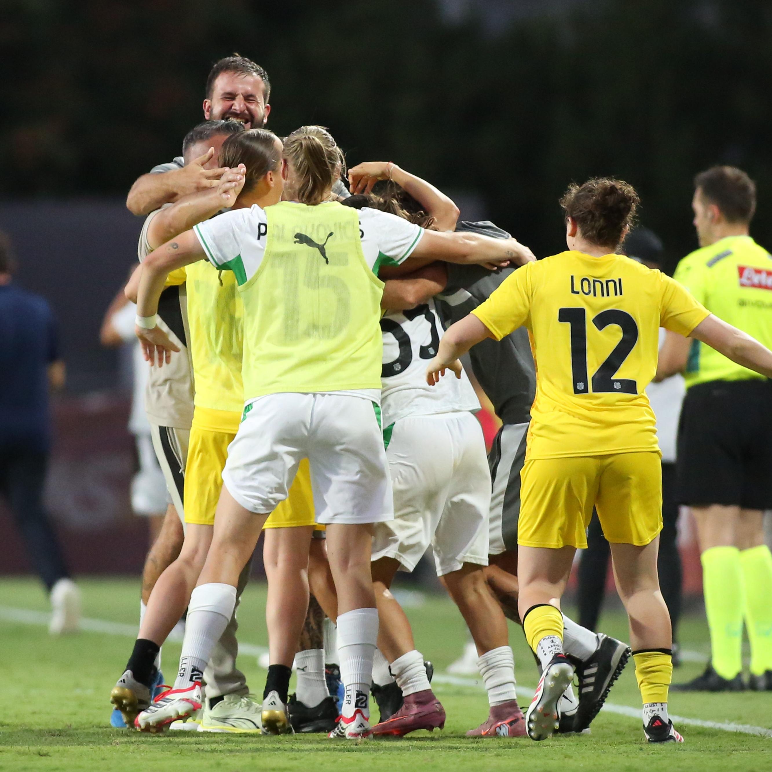 Il Sassuolo espugna per la prima volta il “Tre Fontane” e vola in semifinale. Goleada dell’Inter, vincono Lazio e Fiorentina