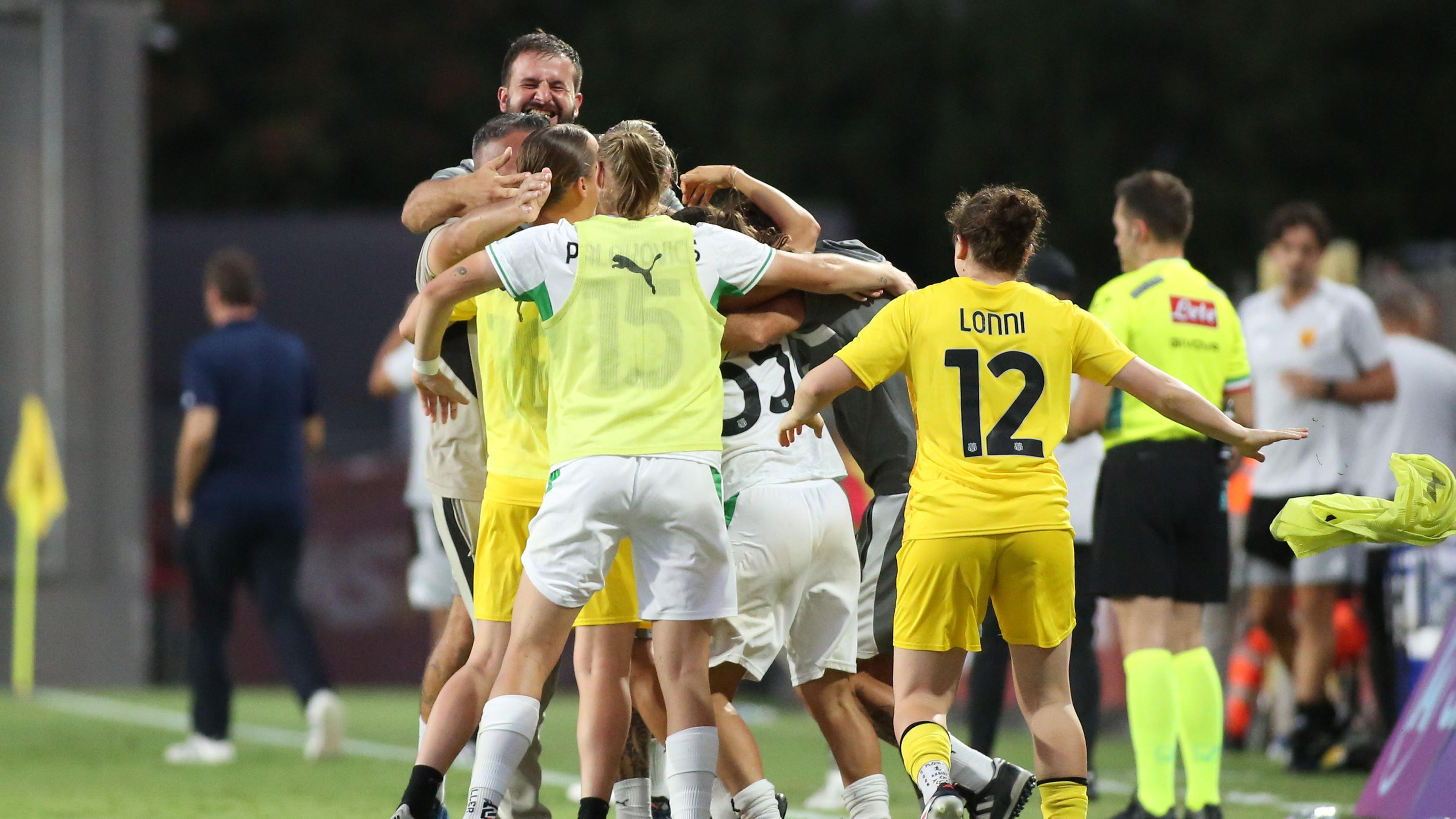 Il Sassuolo espugna per la prima volta il “Tre Fontane” e vola in semifinale. Goleada dell’Inter, vincono Lazio e Fiorentina