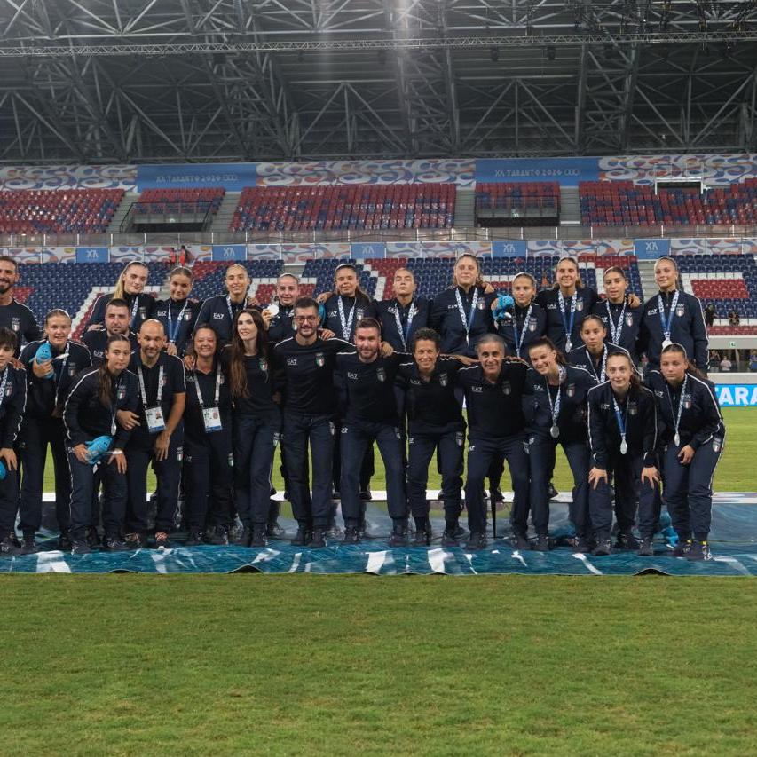 Giochi del Mediterraneo, medaglia d’argento per le Azzurrine battute in finale dal Portogallo