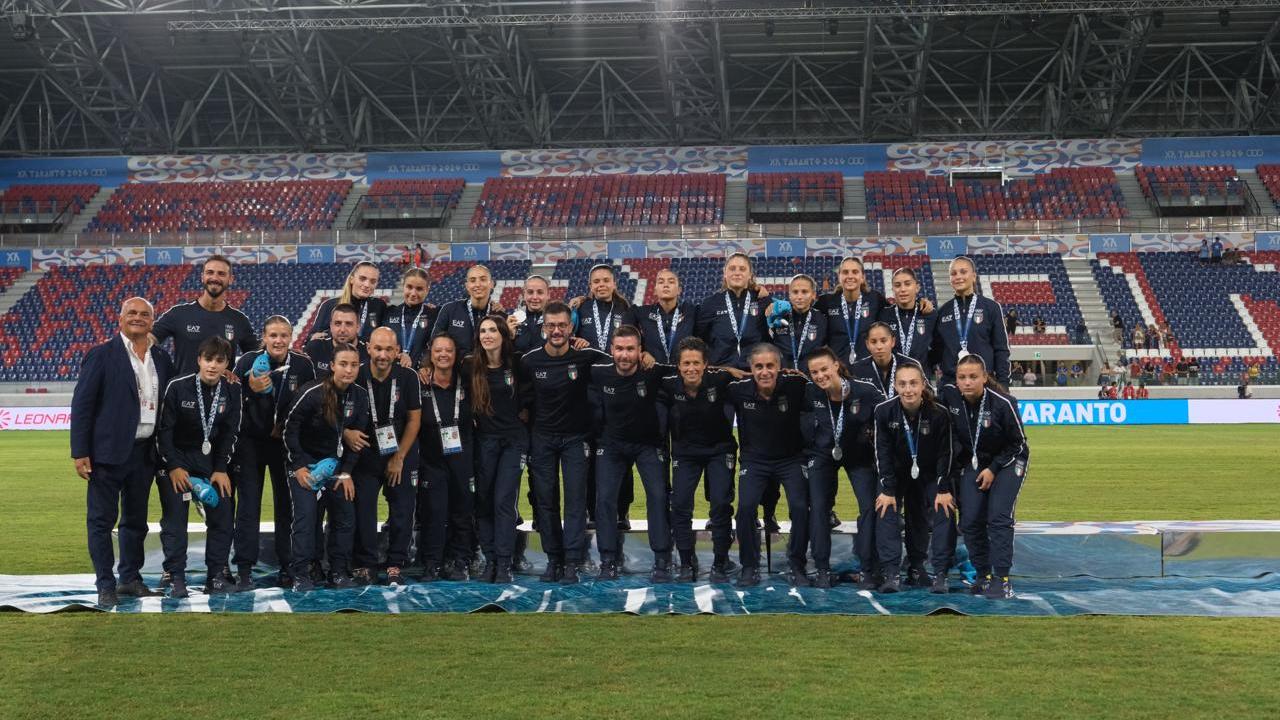 Giochi del Mediterraneo, medaglia d’argento per le Azzurrine battute in finale dal Portogallo