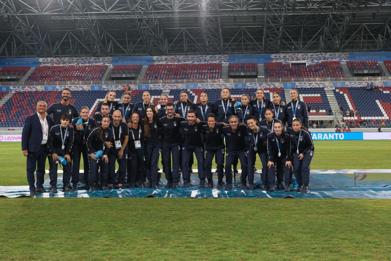 Giochi del Mediterraneo, medaglia d’argento per le Azzurrine battute in finale dal Portogallo