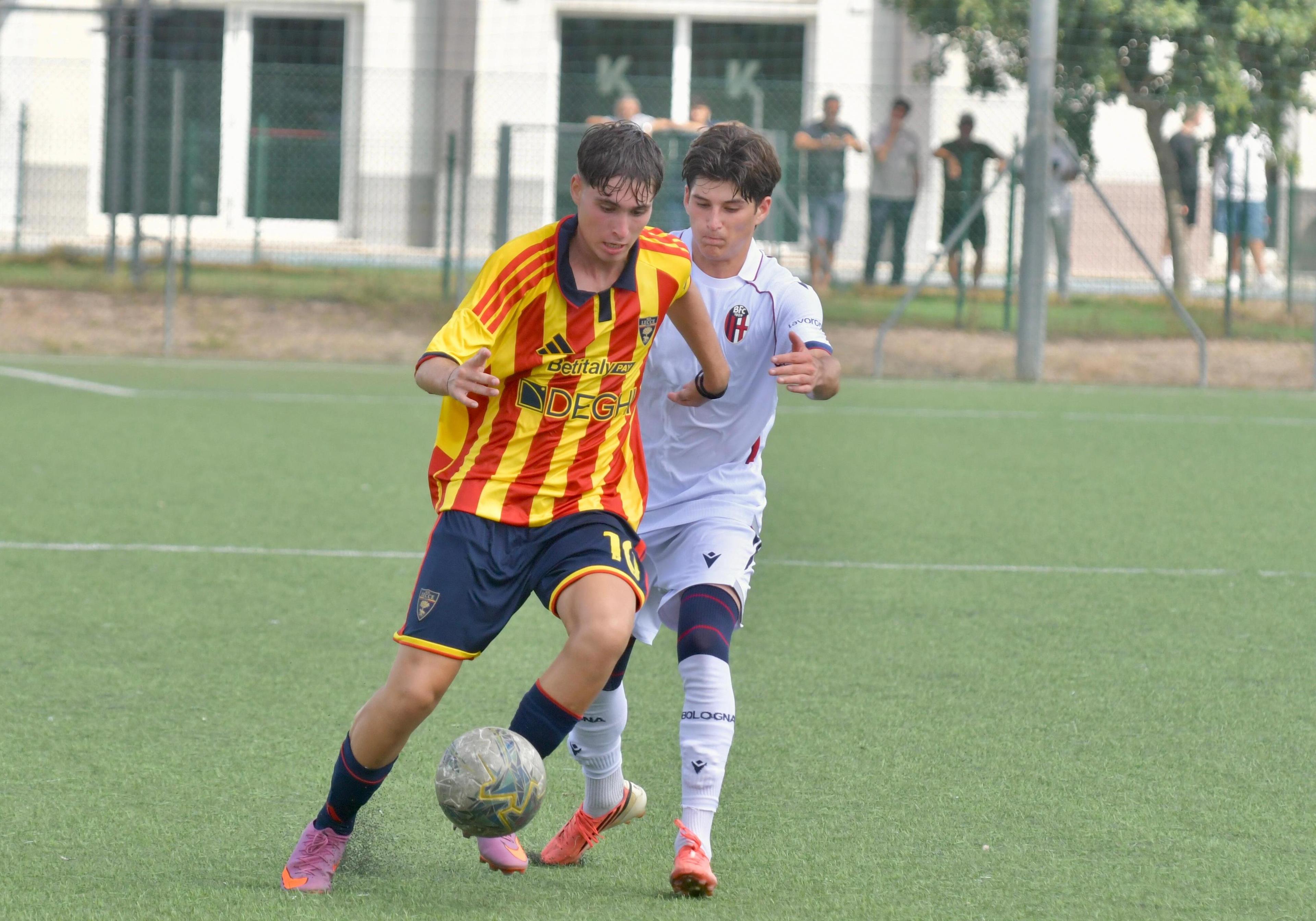 Under 18 Professionisti, successo al debutto per il Bologna: 2-1 al Lecce a Cavallino