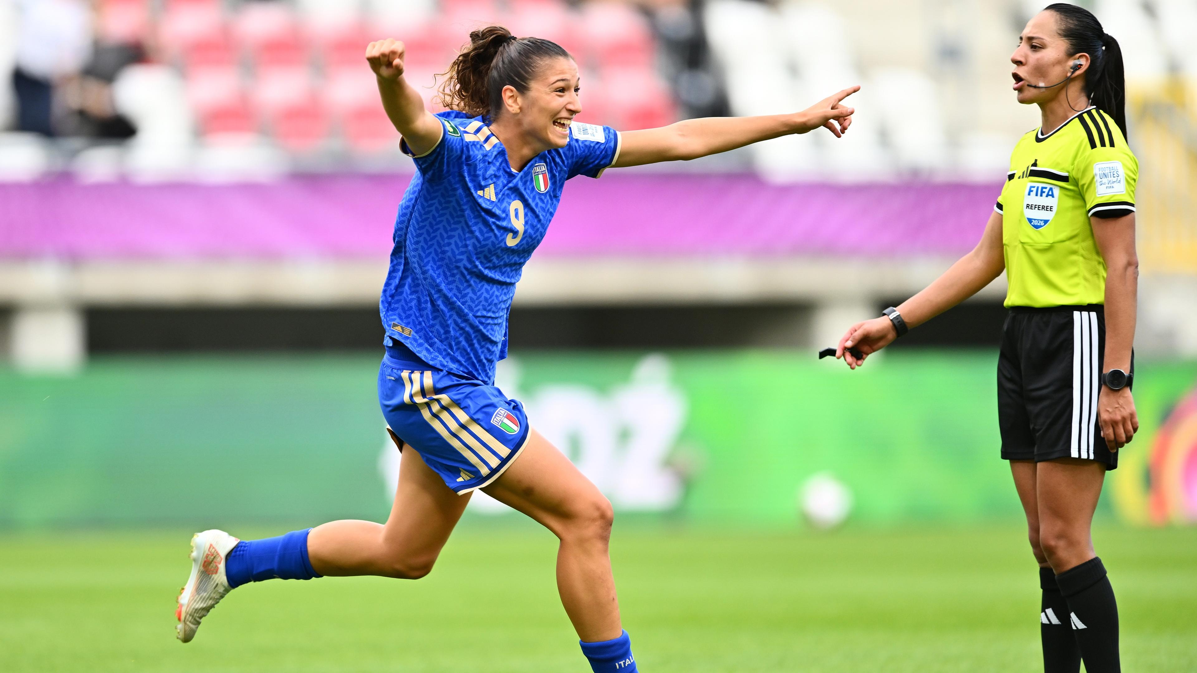 Italy beat New Zealand to reach the U-20 Women’s World Cup round of 16