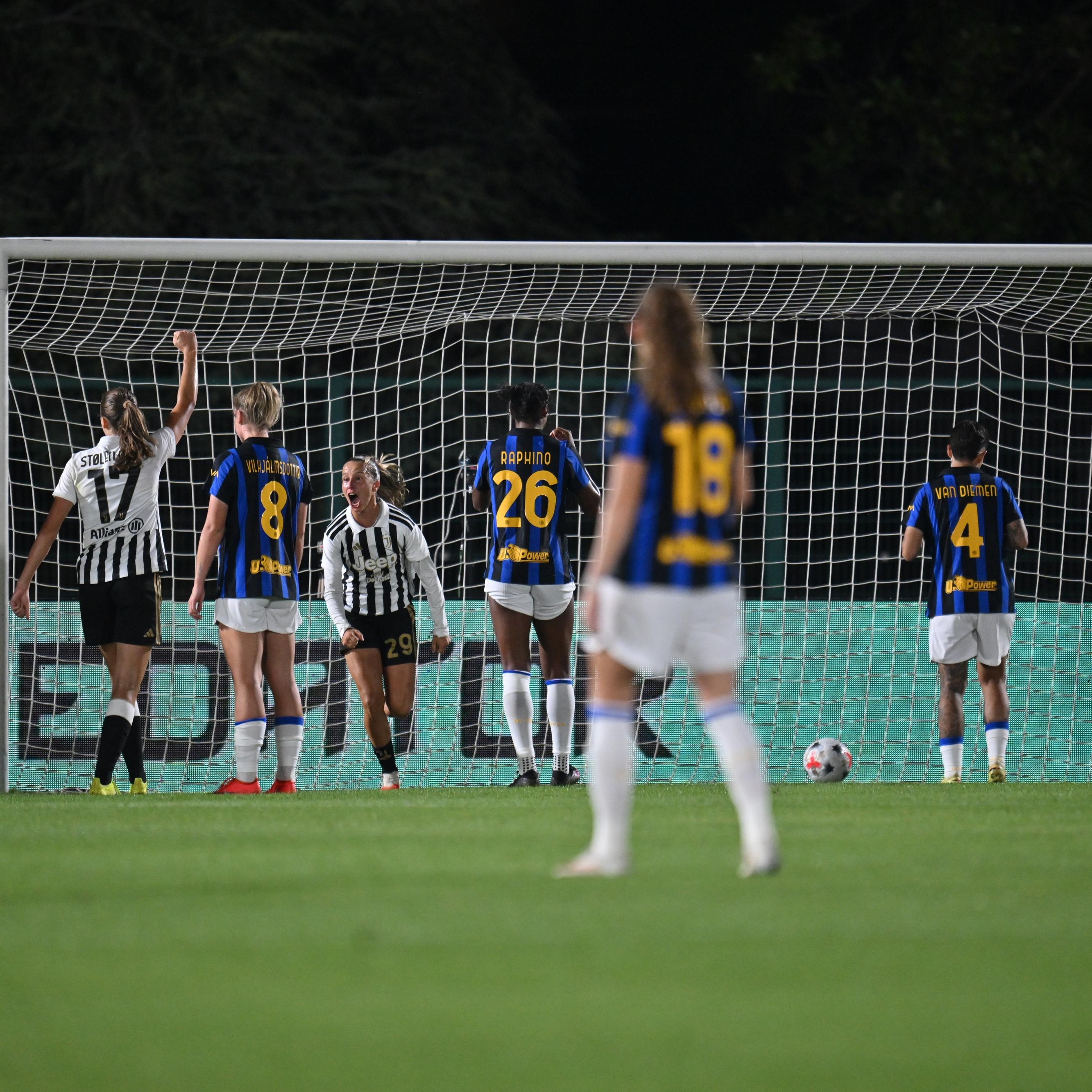 La Juventus vola in finale di Serie A Women’s Cup! Inter ko 1-0, decisivo l’autogol di van Diemen